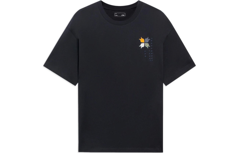 Li-Ning Graphic T-shirt 'Black' ATSS597-4 - 1
