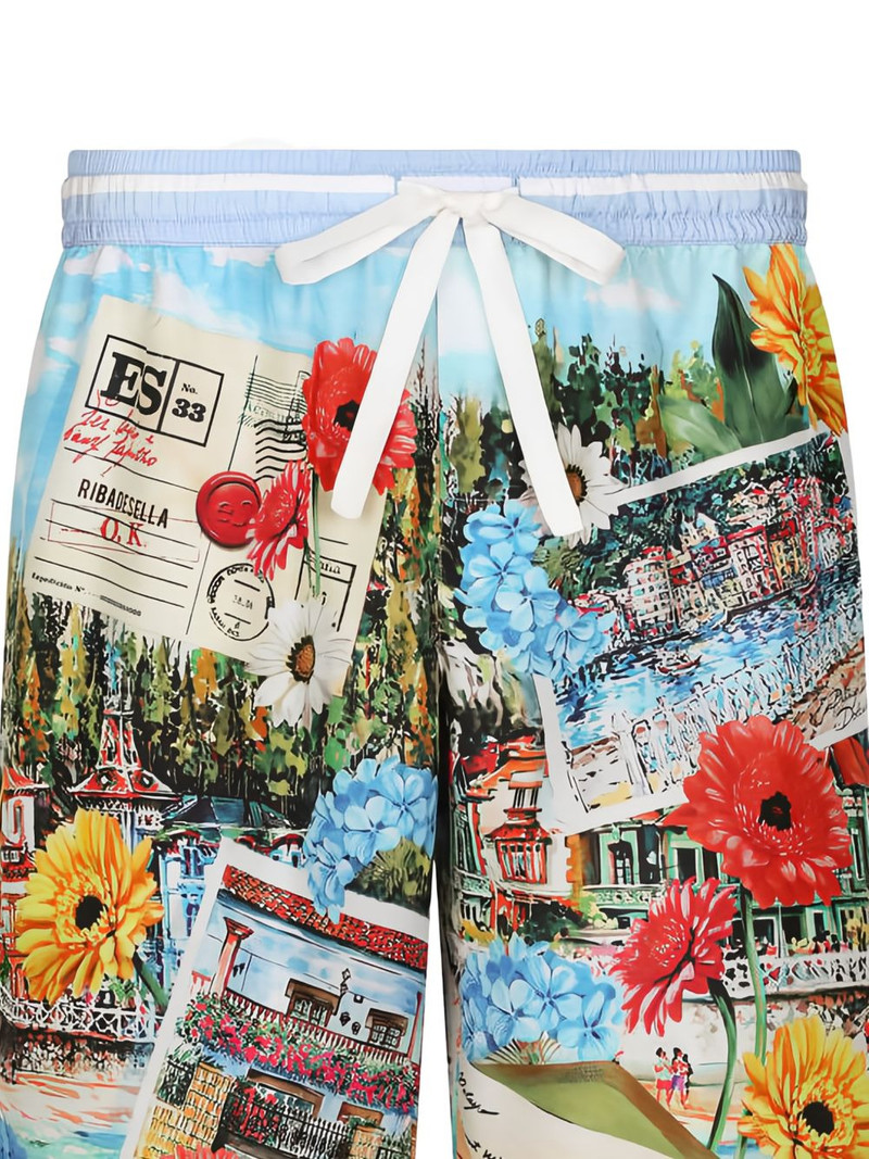 Dolce & Gabbana floral-print shorts outlook