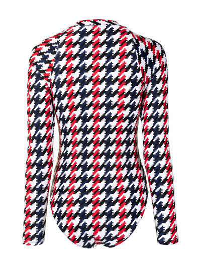 PERFECT MOMENT Spring houndstooth-print surf wetsuit outlook