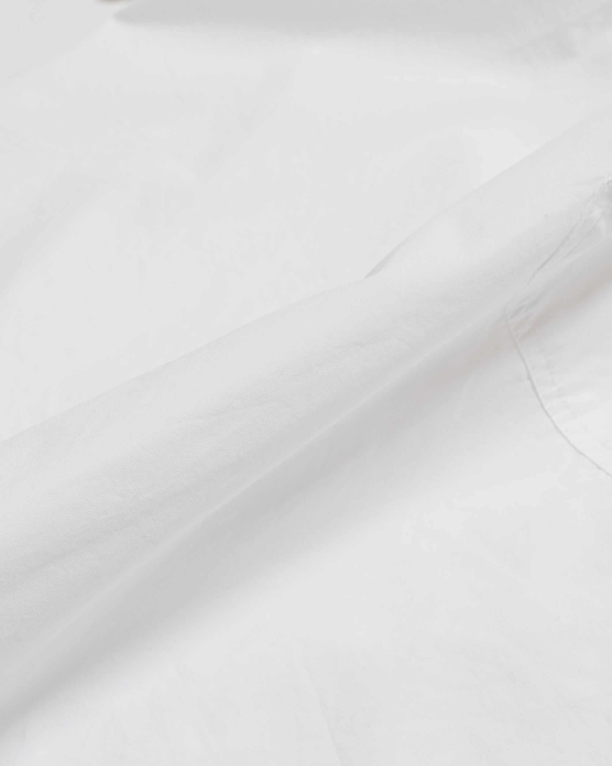 MHL S/S Flap Pocket Shirt Compact Cotton Poplin White - 5