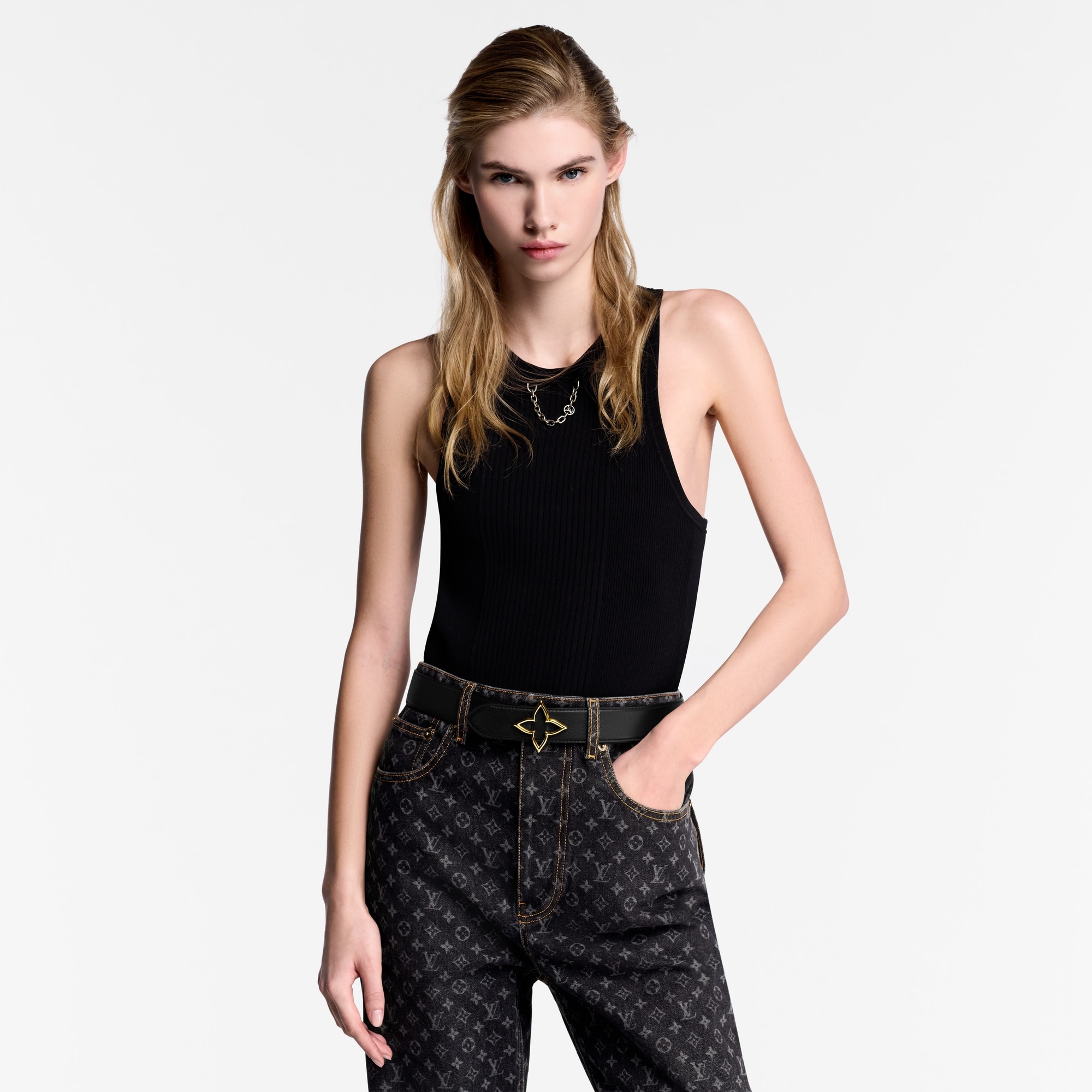 Slim Flower 35mm Reversible Belt - 4
