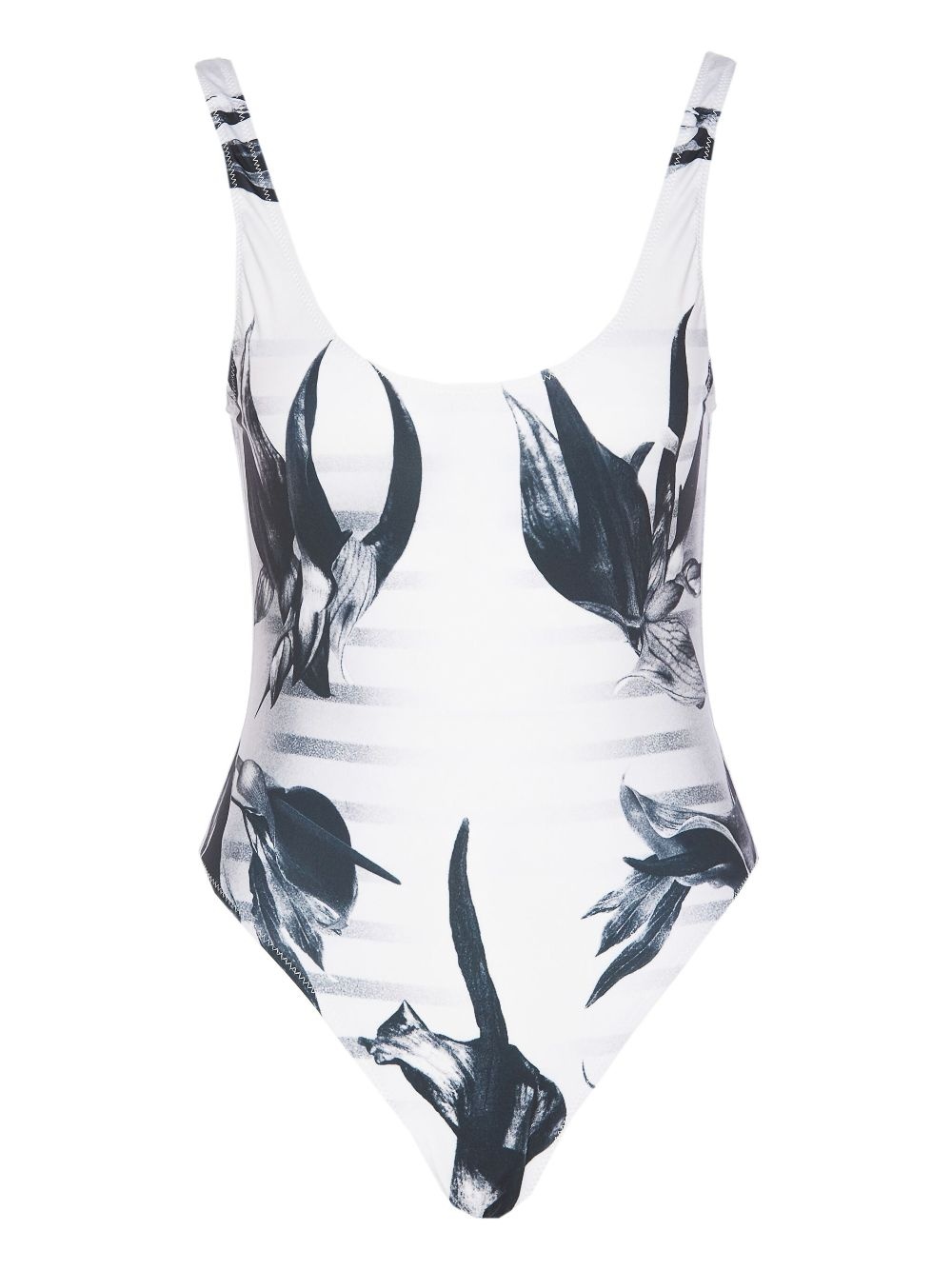 graphic-print one-piece - 1