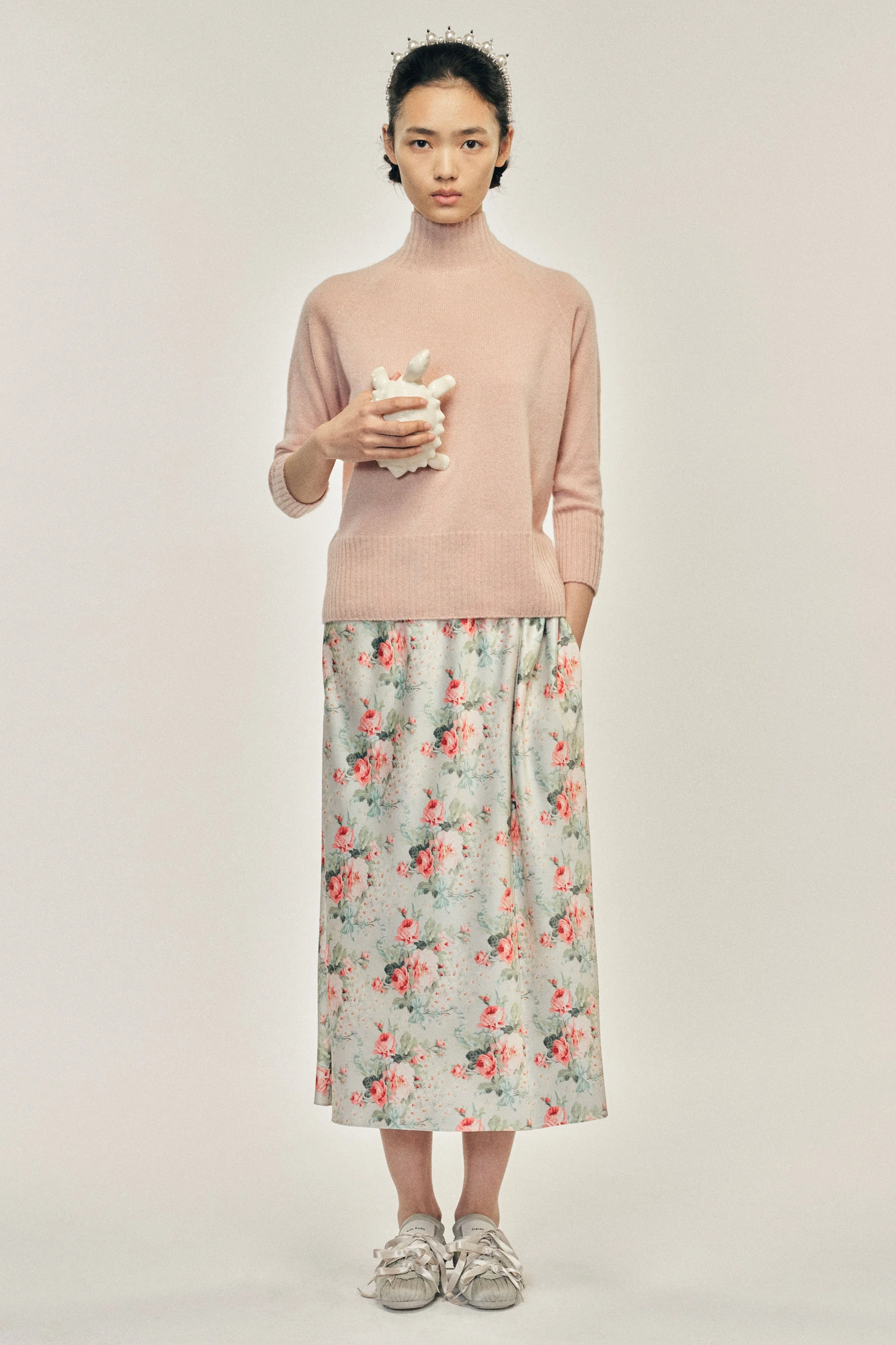 Single Hip Detail Easy Skirt - 1