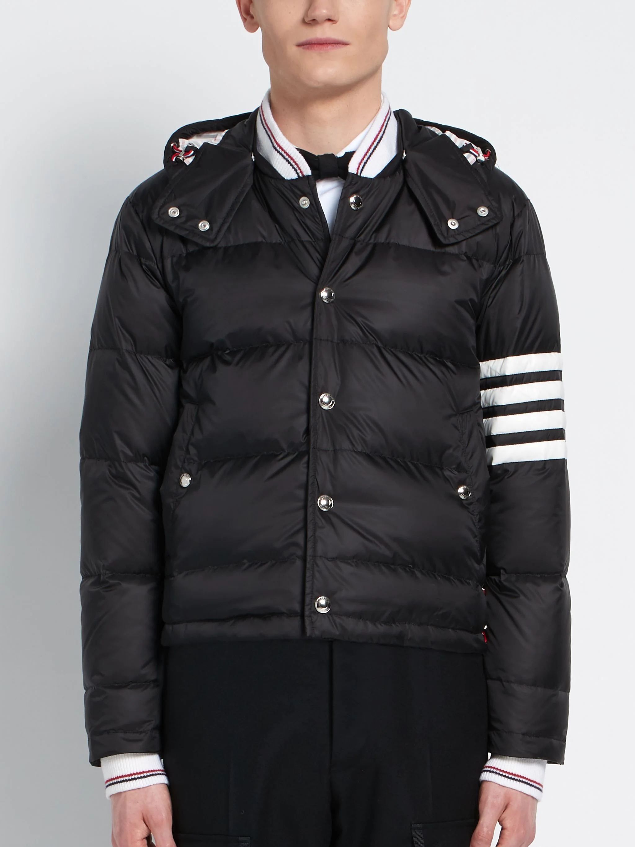 THOM BROWNE ビスコース混 4-BAR スカート Unconstructured Denim 4-Bar Sportcoat | Thom Browne