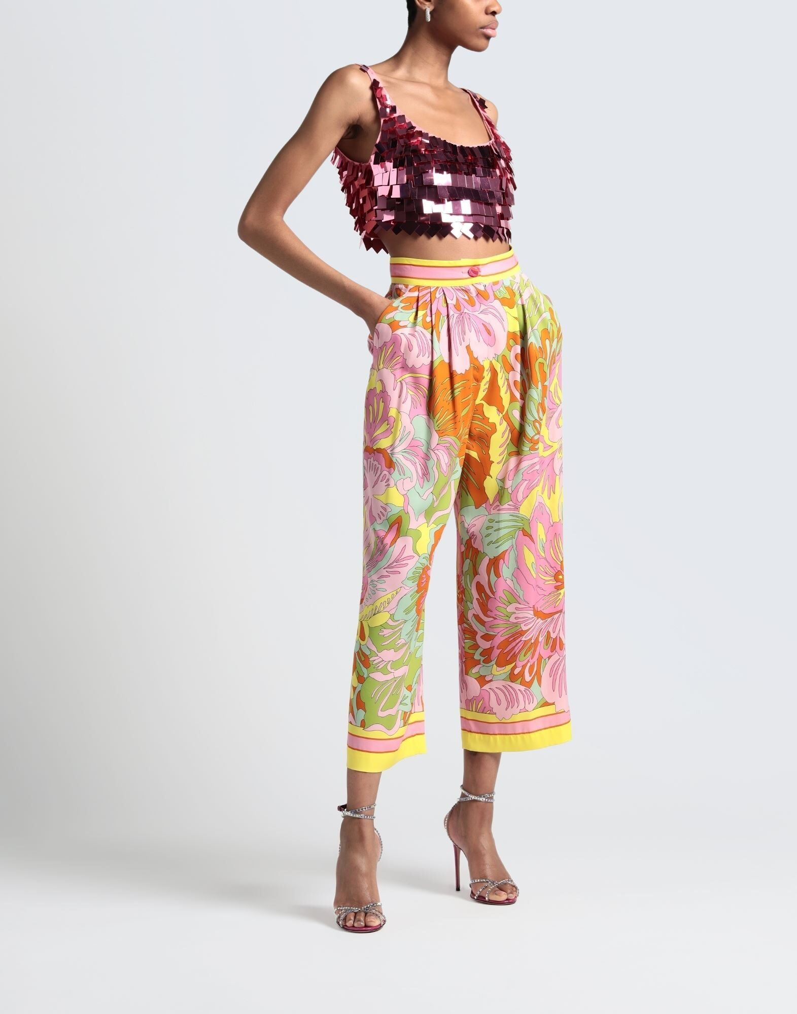 Orange Women's Casual Pants - 2