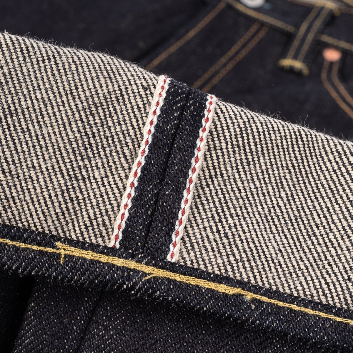 IH-634-XHS 25oz Selvedge Denim Straight Cut Jeans - Indigo - 13