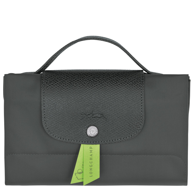 Le Pliage Green S Briefcase Graphite - Recycled canvas 5