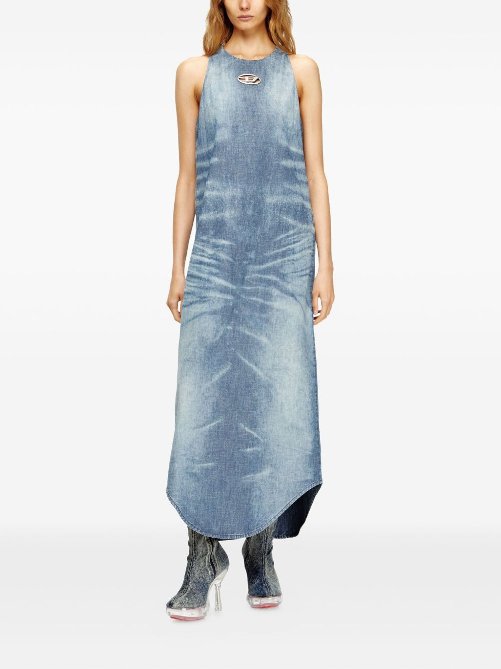 Lina sleeveless denim dress - 2