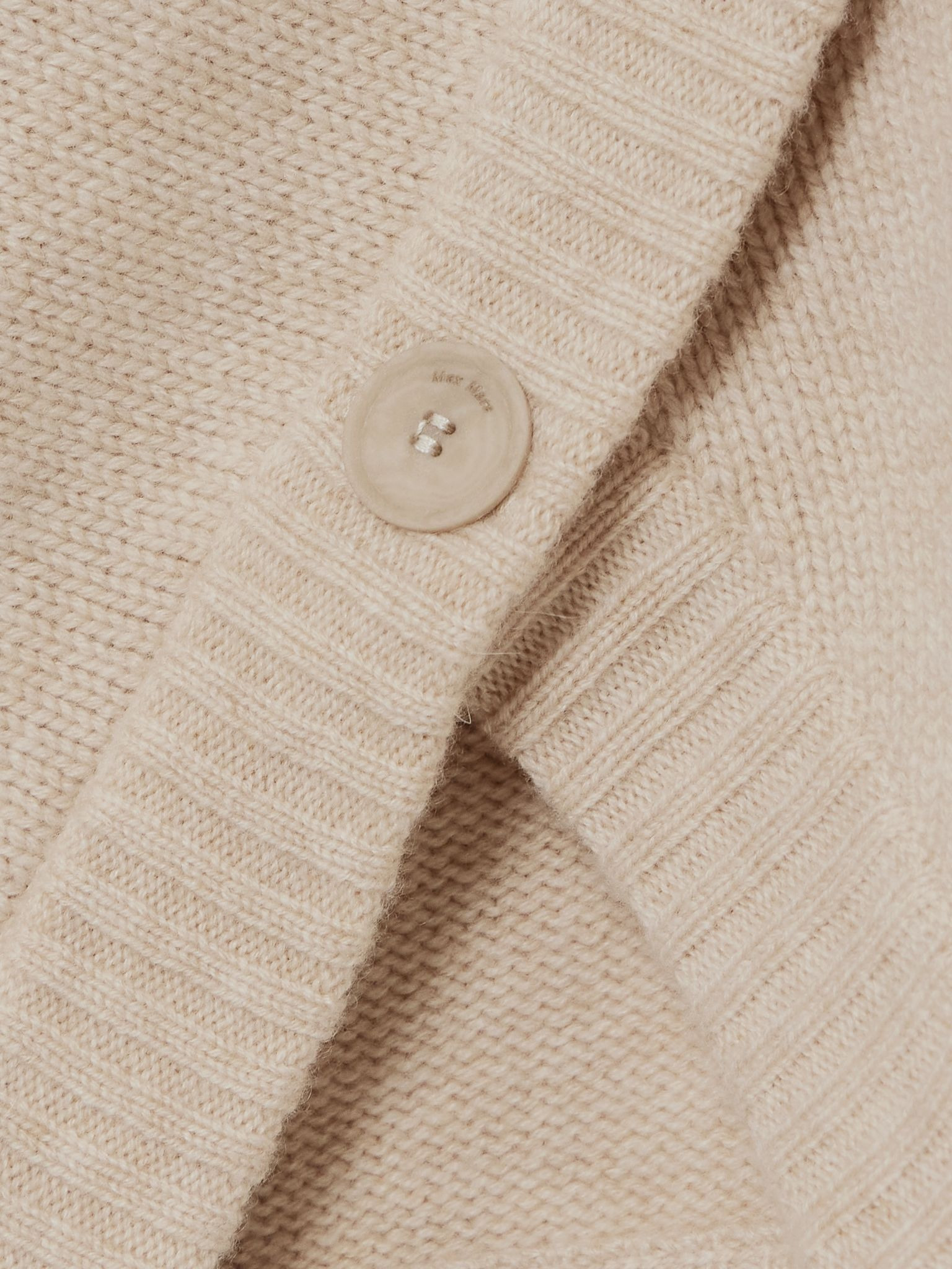Vals hooded wool and cashmere-blend cardigan Sand - 5