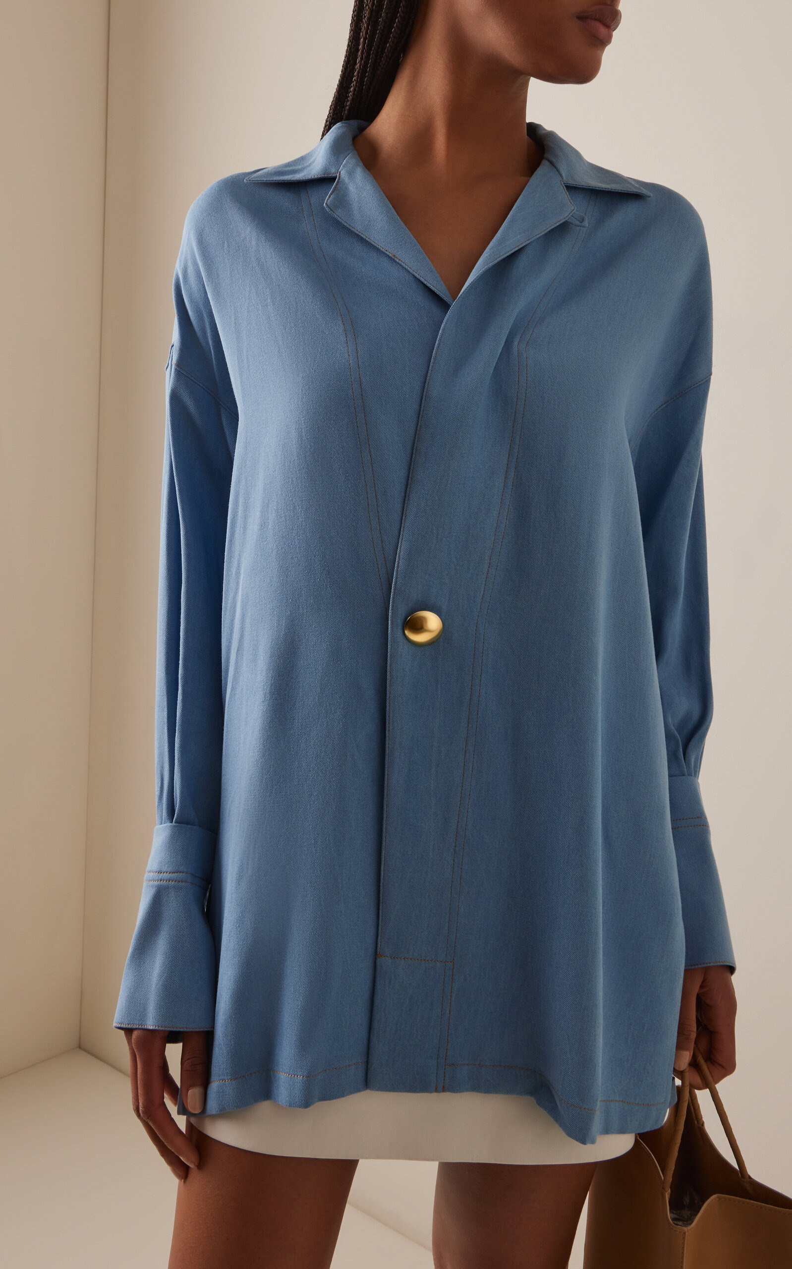 Jodie Tunic Shirt light wash - 3