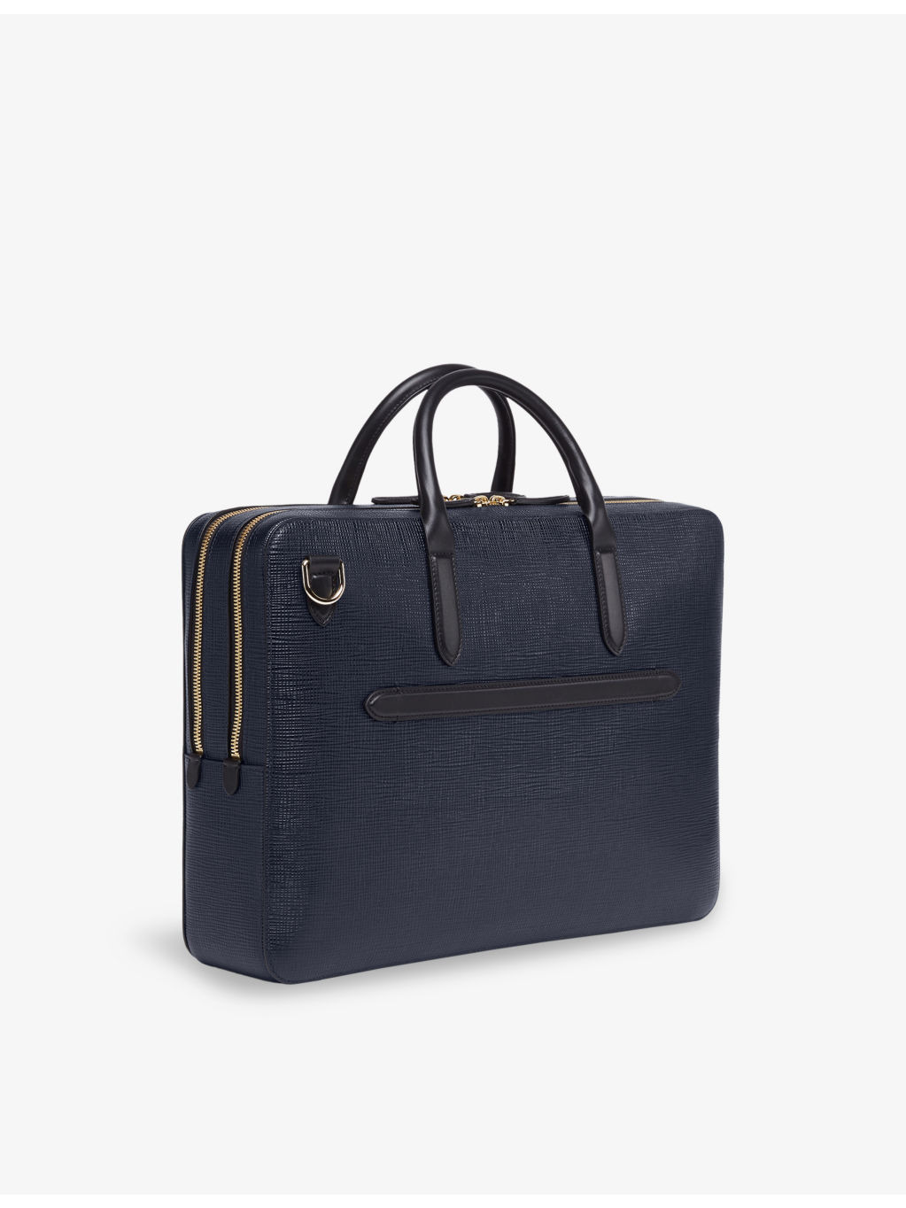 Panama Large Grained-Leather Briefcase - 3