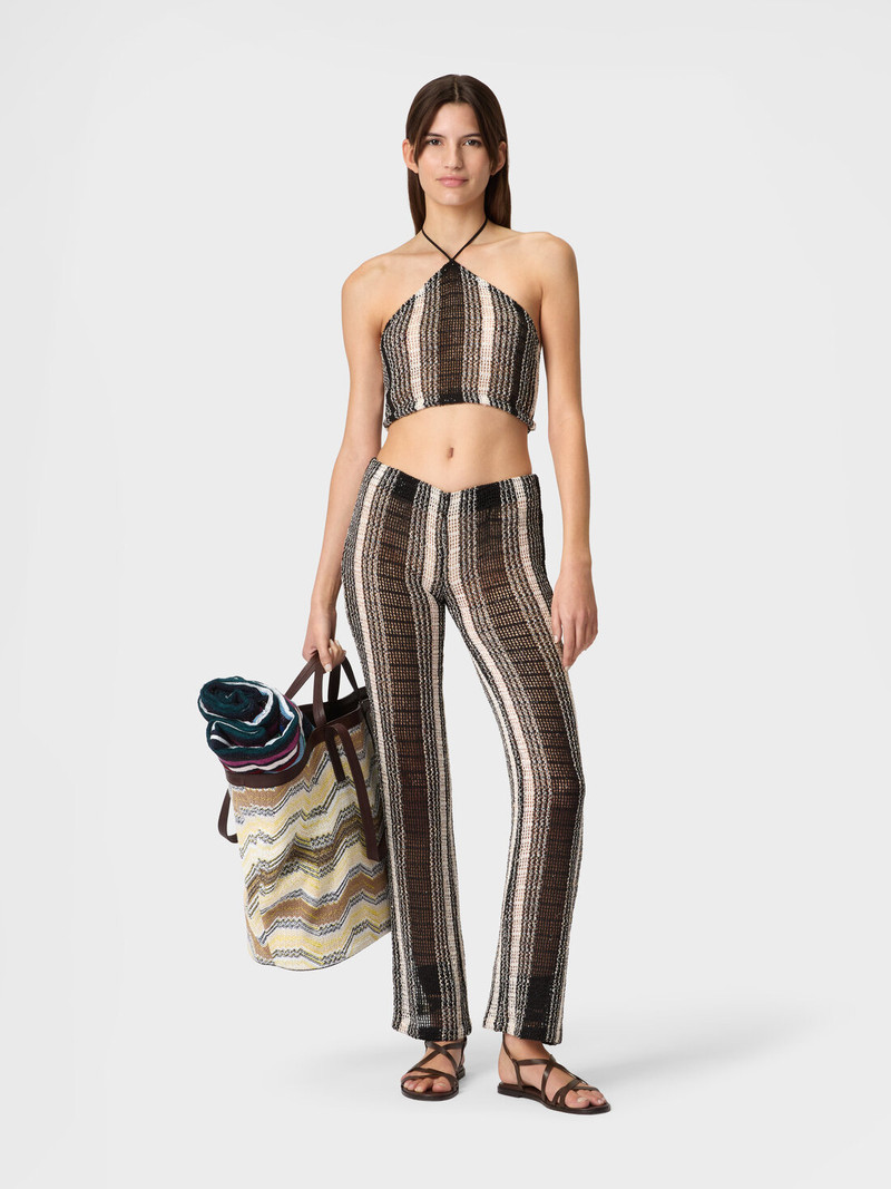 Missoni Top in cotton blend with halterneck outlook