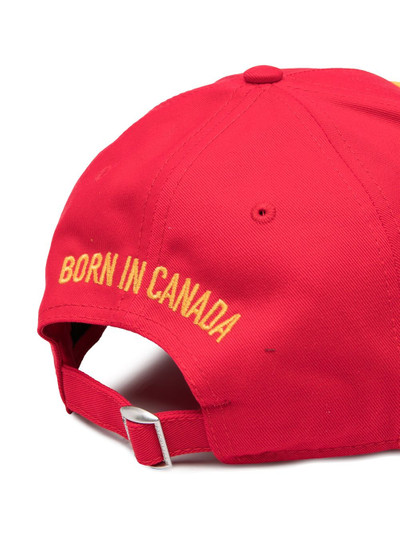 DSQUARED2 maple leaf patch cap outlook