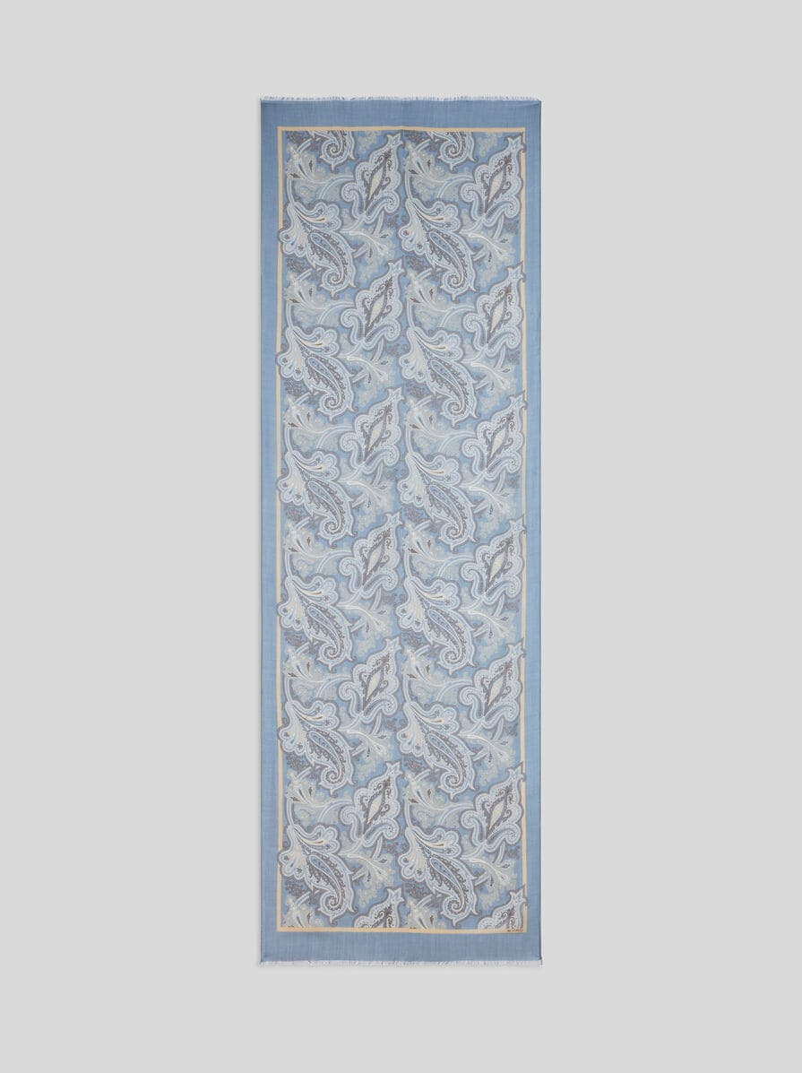 PAISLEY CASHMERE SCARF - 2