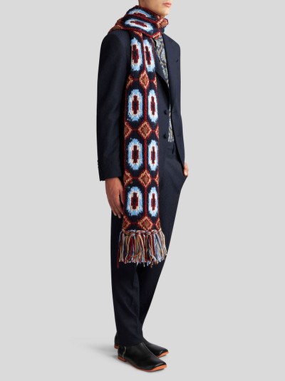 Etro WOOL AND COTTON JACQUARD TROUSERS outlook