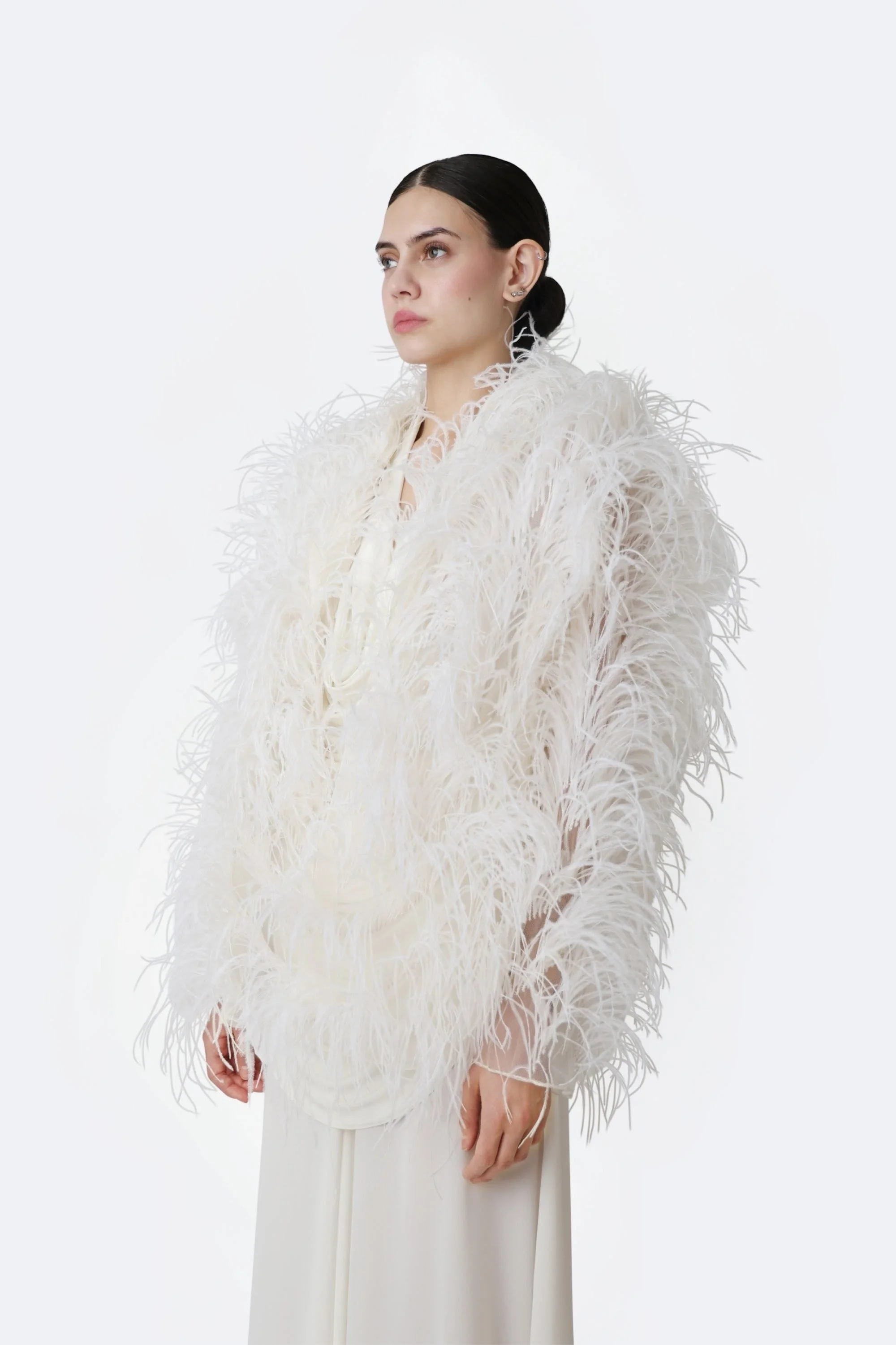 Marbled Feathers Jacket - 1