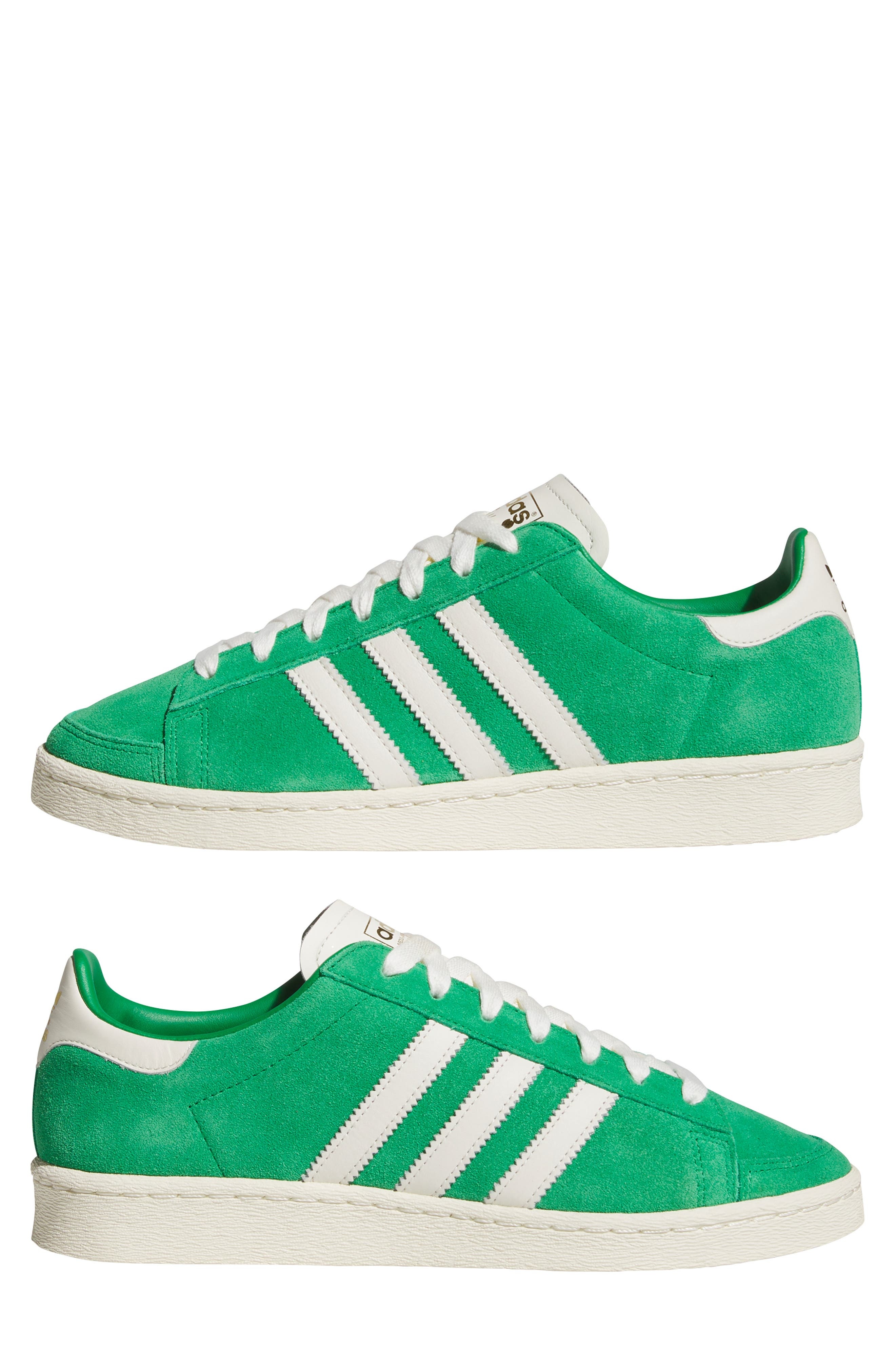 adidas Gender Inclusive Jabbar Low Sneaker in Green/Cream White/Gold at Nordstrom - 9