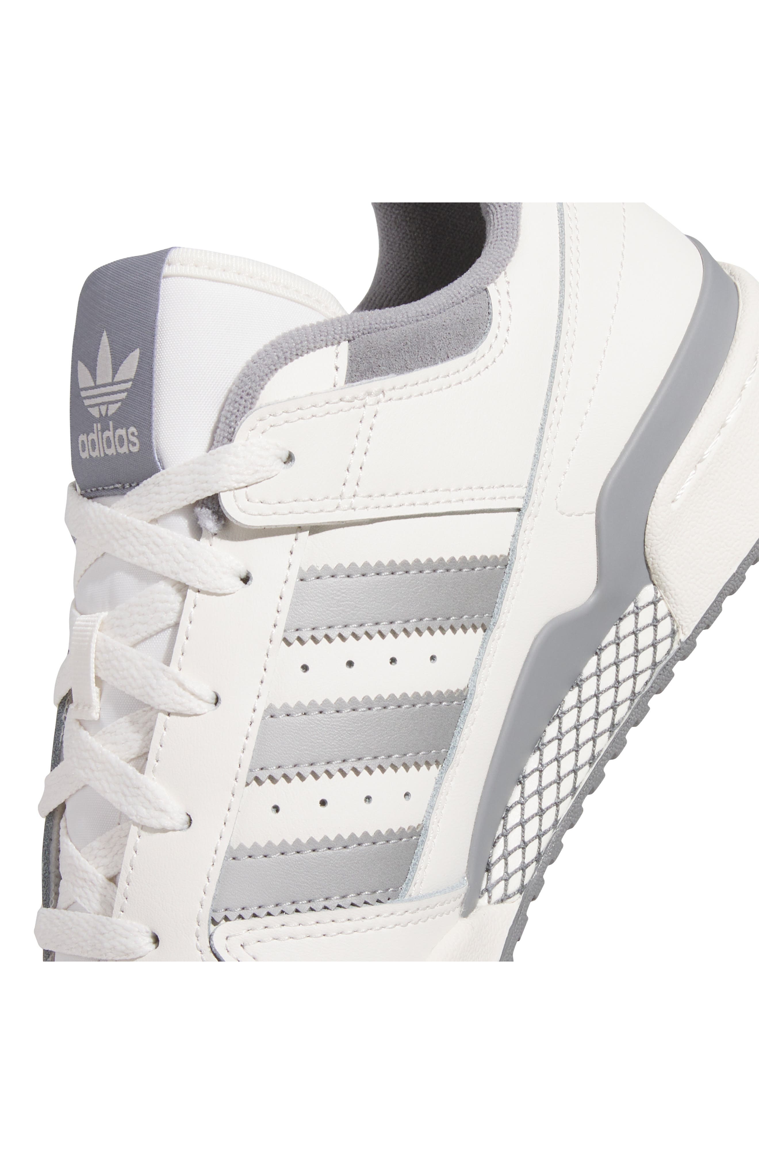 adidas Forum Low Basketball Sneaker in Cloud White/Grey/Grey at Nordstrom - 7