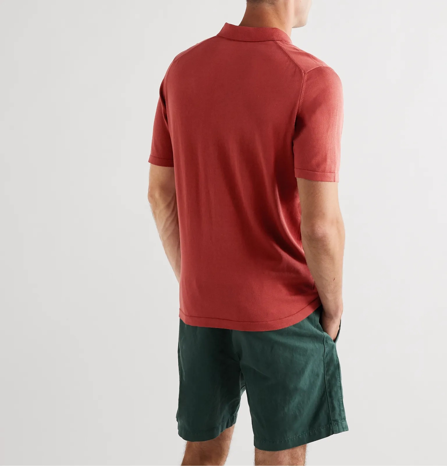 Slim-Fit Sea Island Cotton Polo Shirt - 4