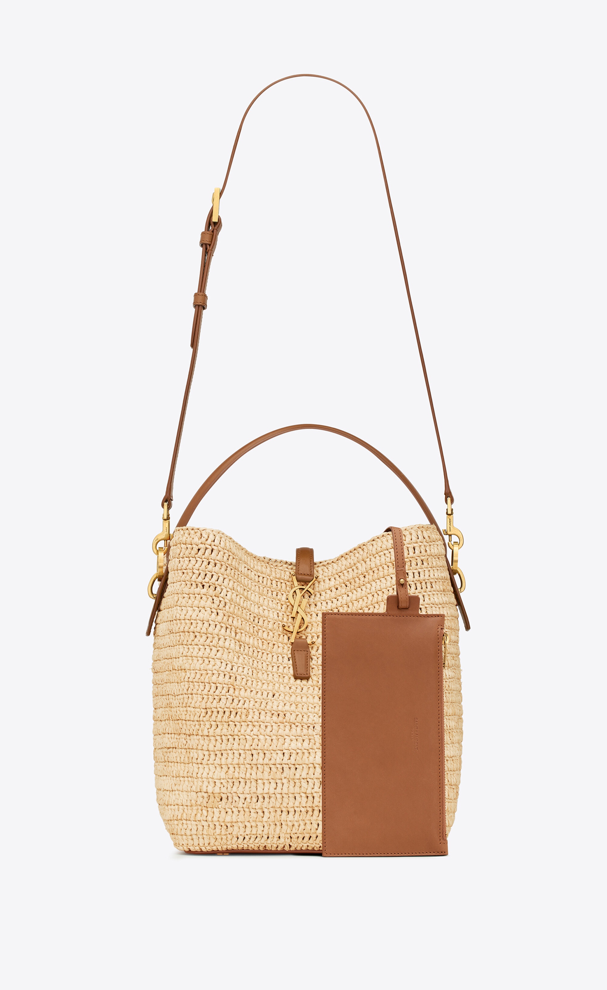 le 37 in woven raffia and vegetable-tanned leather - 4