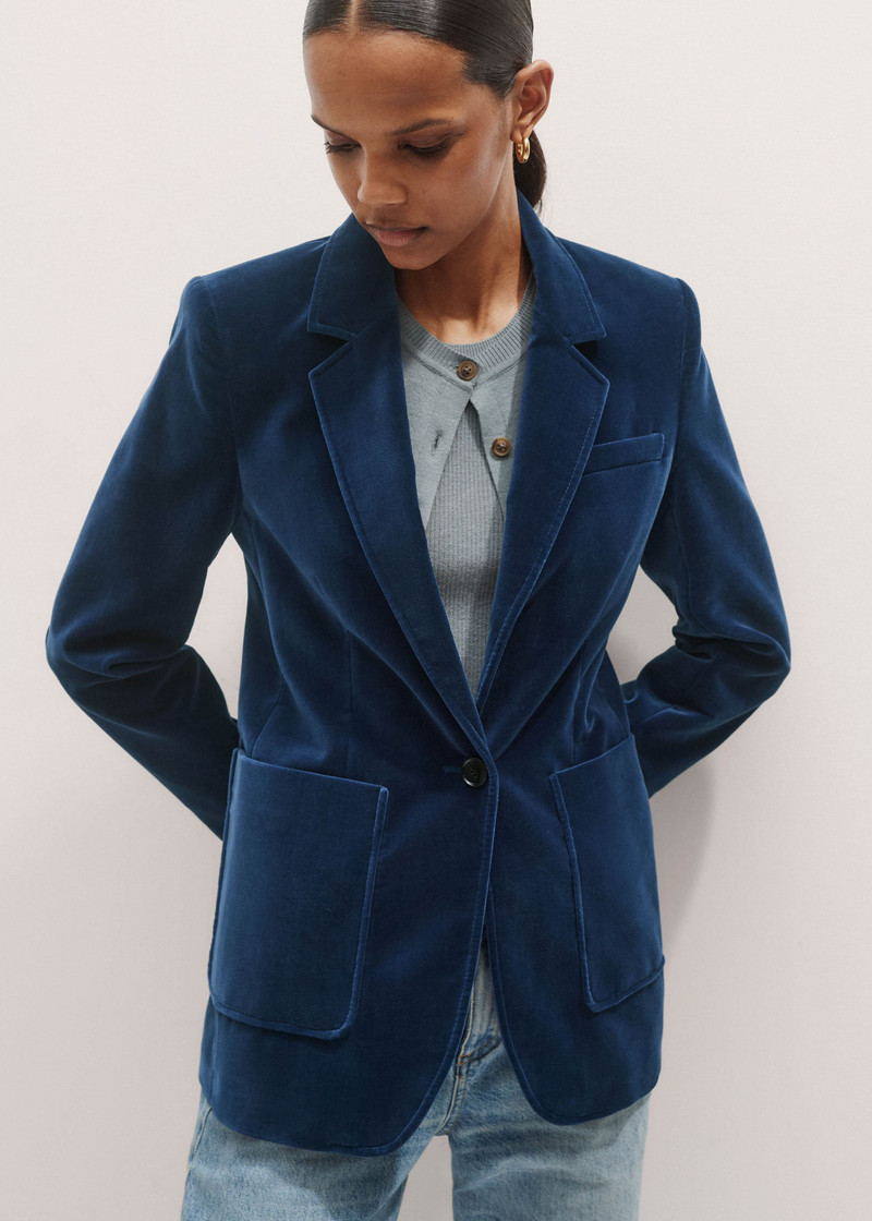 Sharp Shoulder Blazer 3