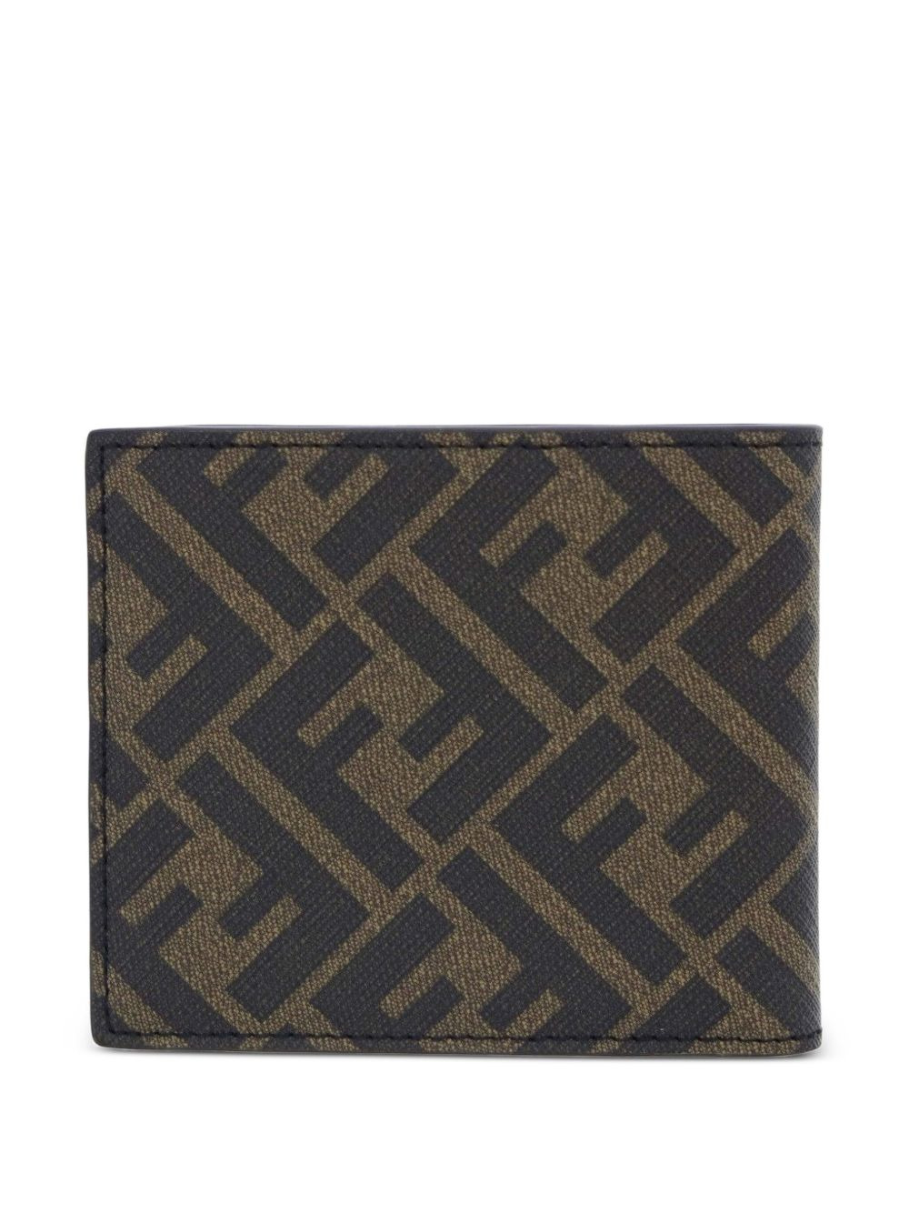 FF-pattern leather wallet - 1