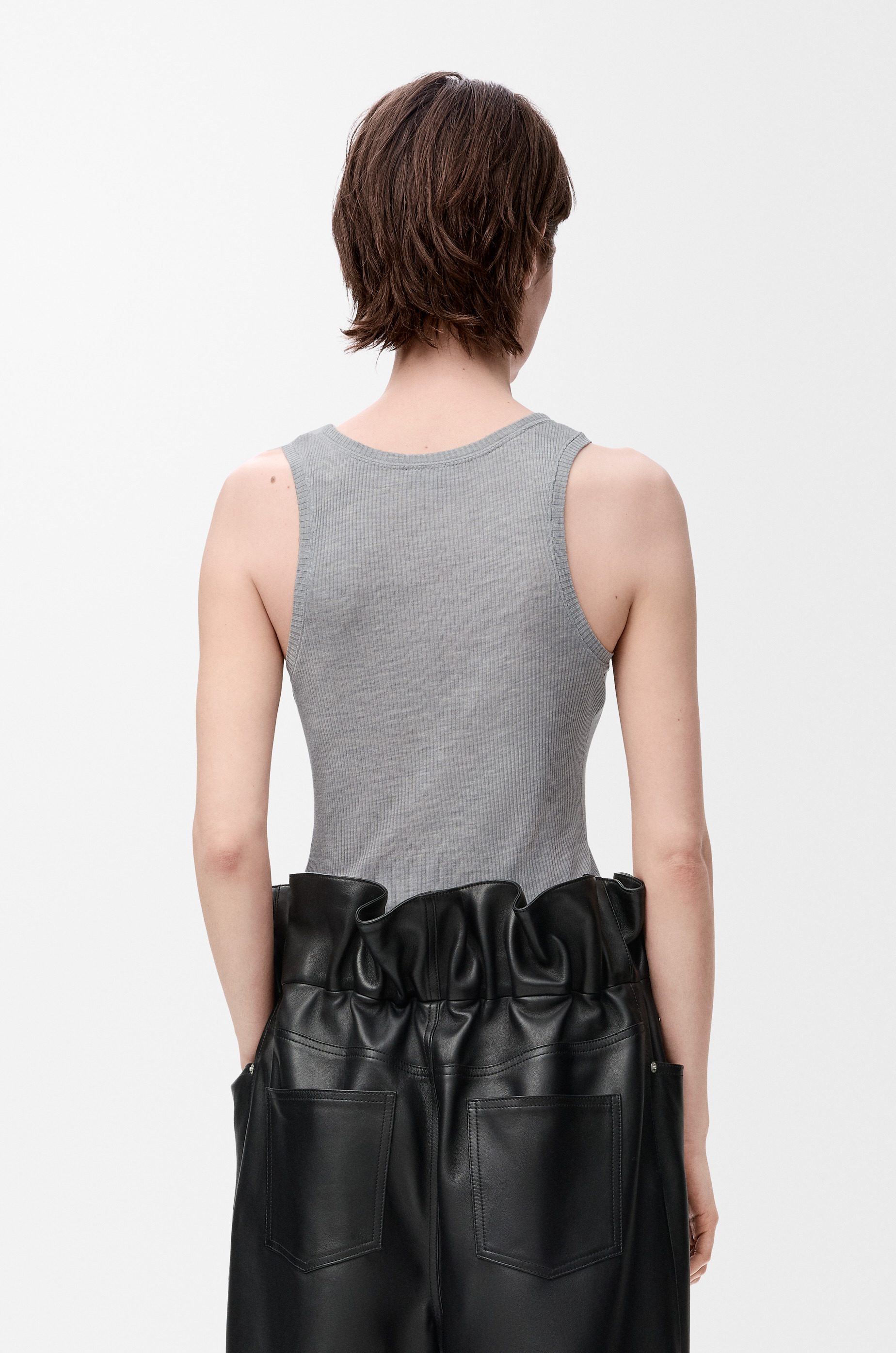 Anagram tank top in silk - 4
