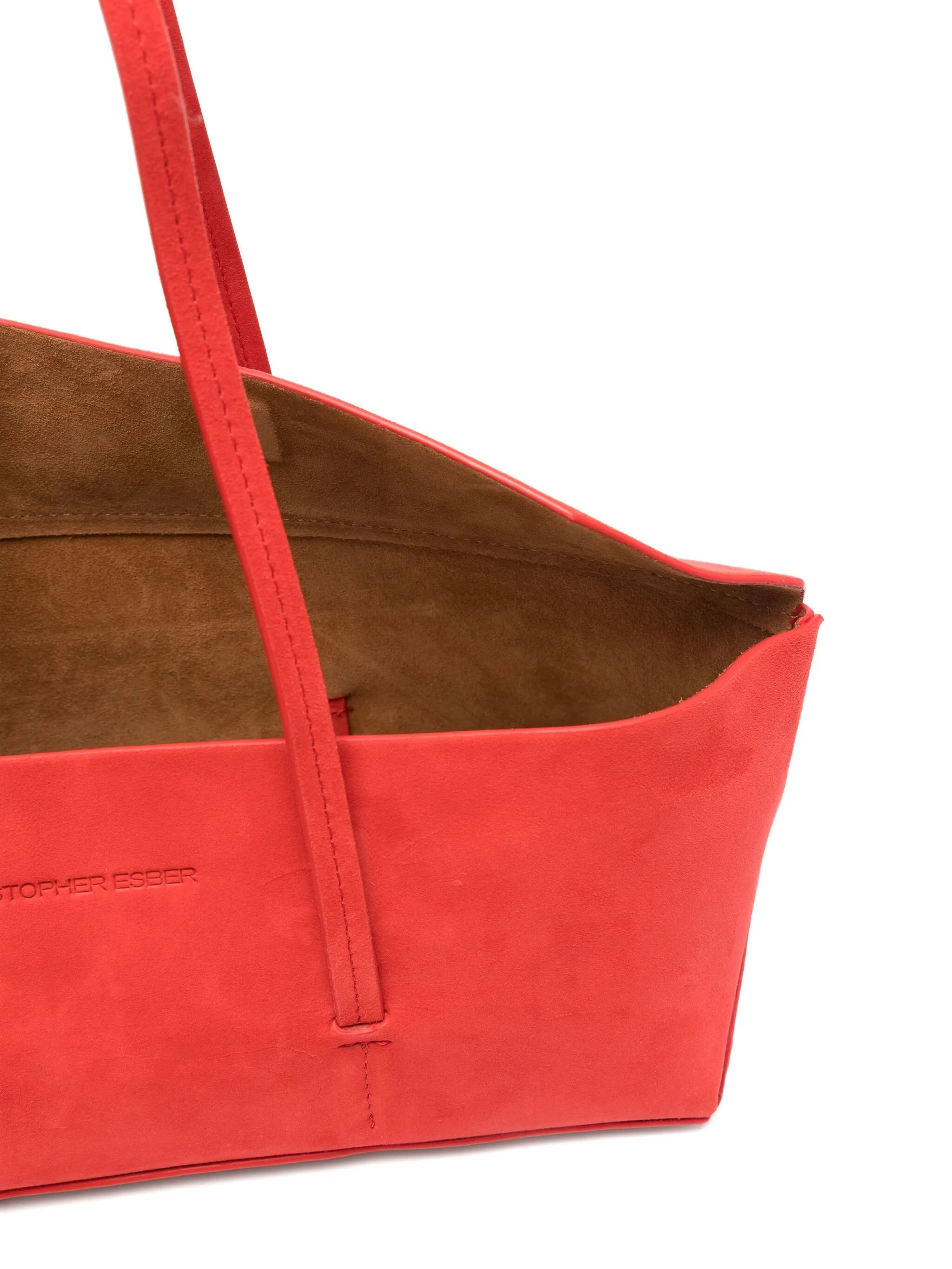 Christopher Esber Mini Gondola Suede Tote Bag - 5