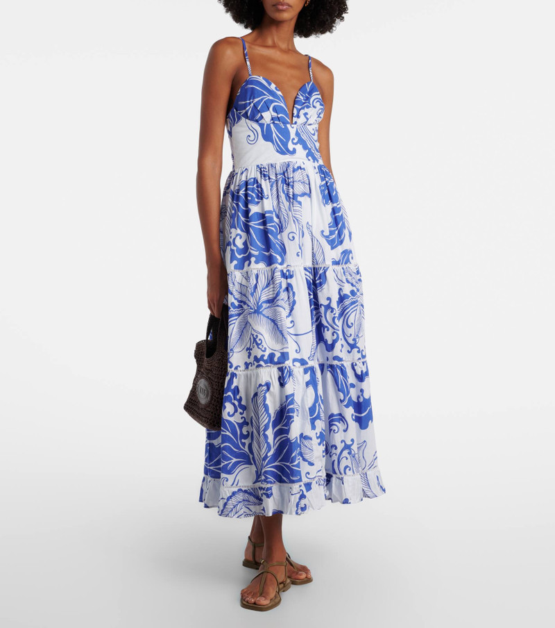 Poupette St Barth Milena printed cotton maxi dress outlook