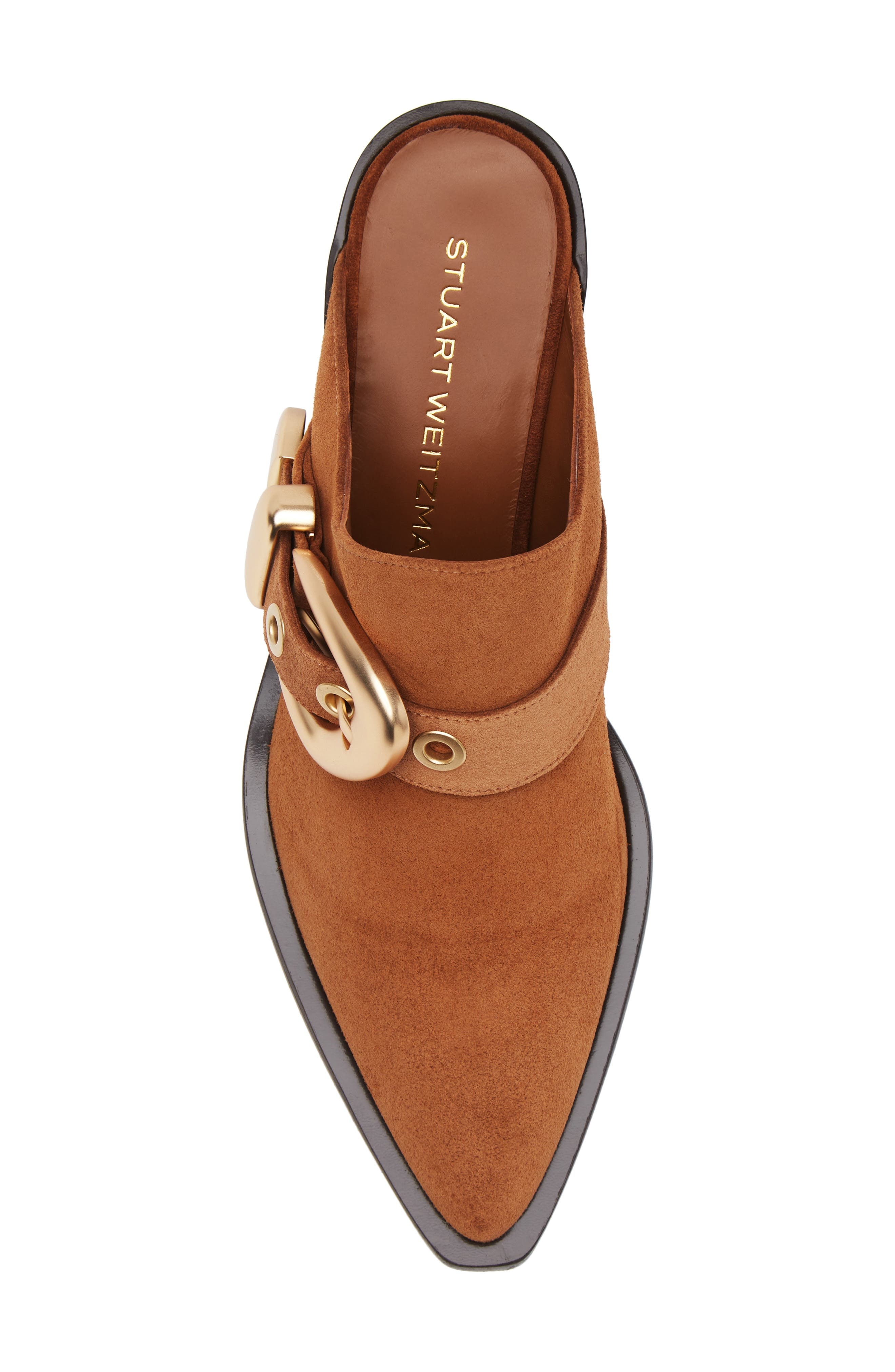 Stuart Weitzman Maven Western Mule in Doe/Dark Brown at Nordstrom - 5