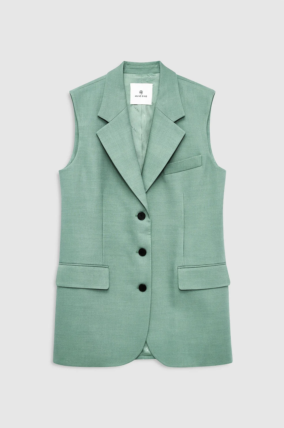 Sara Vest - Sea Foam Green - 1