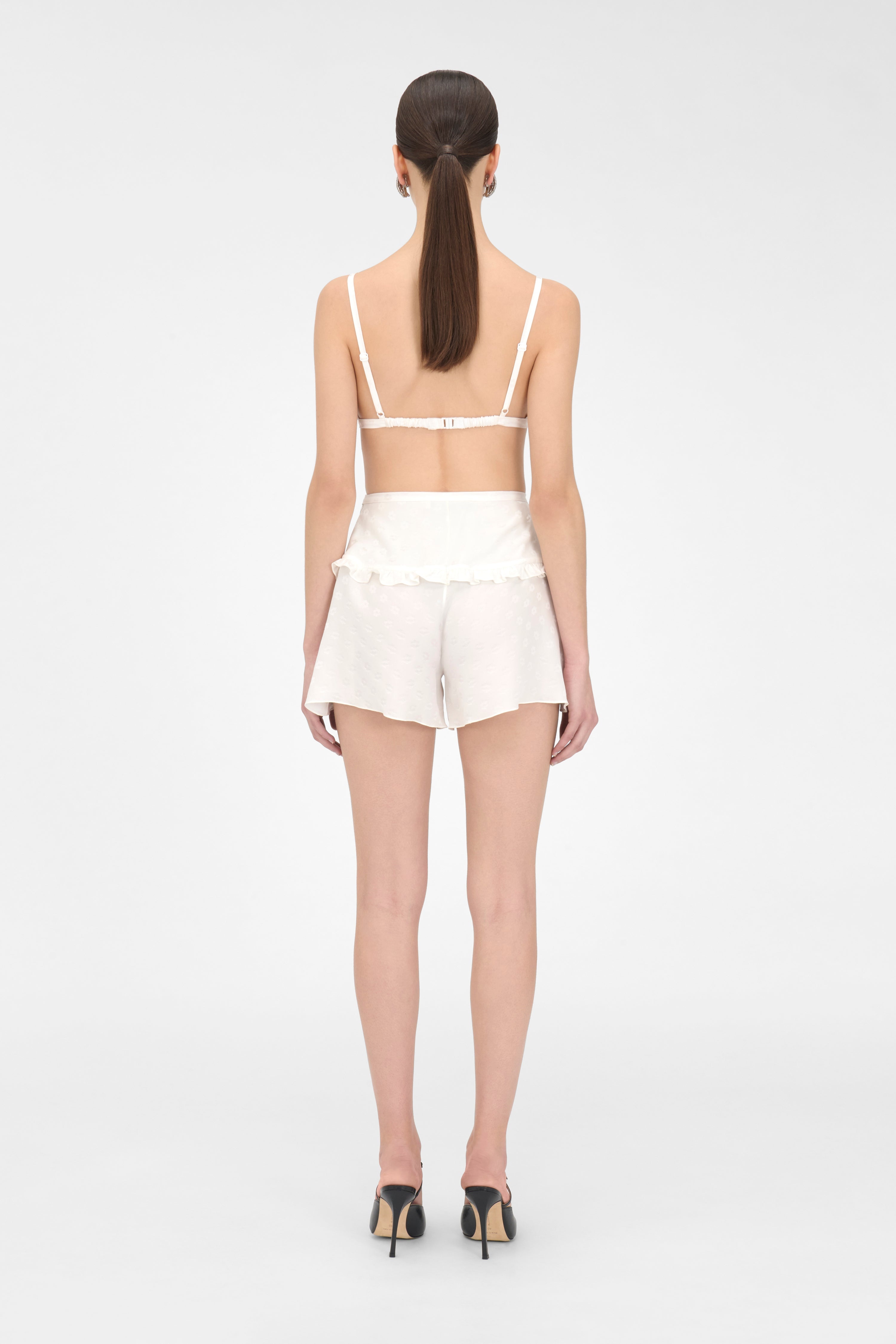 FLOWERS JACQUARD SHORTS - 4