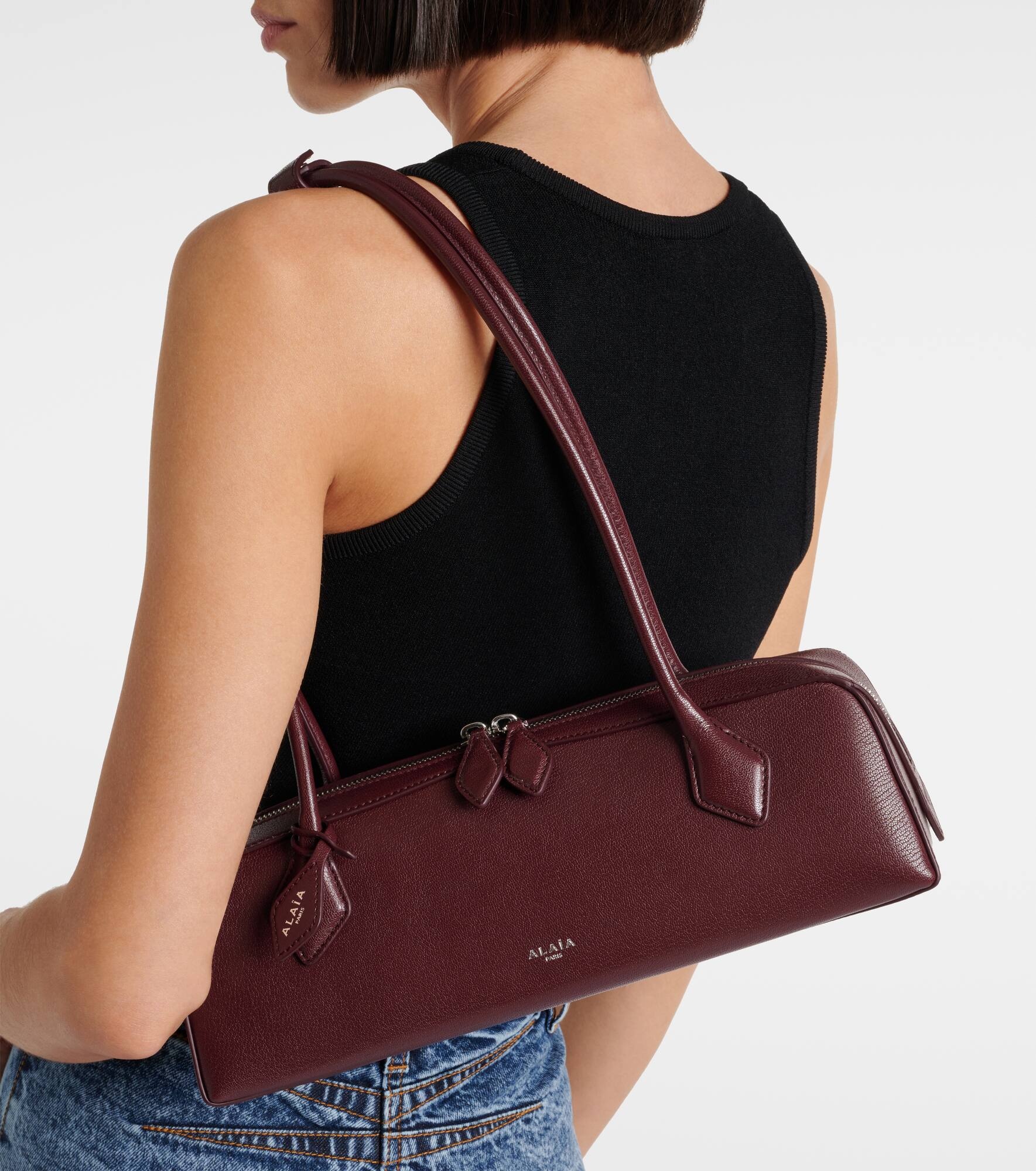 Le Teckel Medium leather shoulder bag - 2