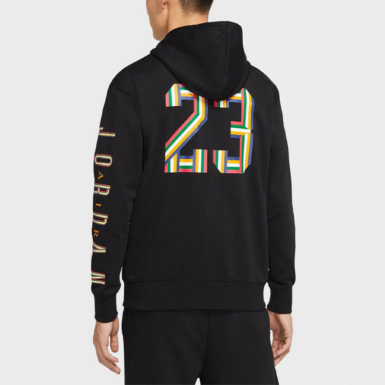 Air Jordan Zipper Cardigan Hooded Jacket Men's Black CZ5429-010 - 5
