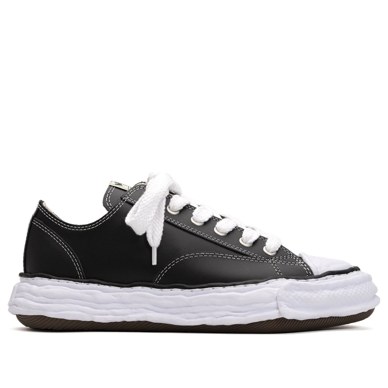 Maison MIHARA YASUHIRO Peterson23 OG Sole Leather Low 'Black' A11FW704-BLACK - 2