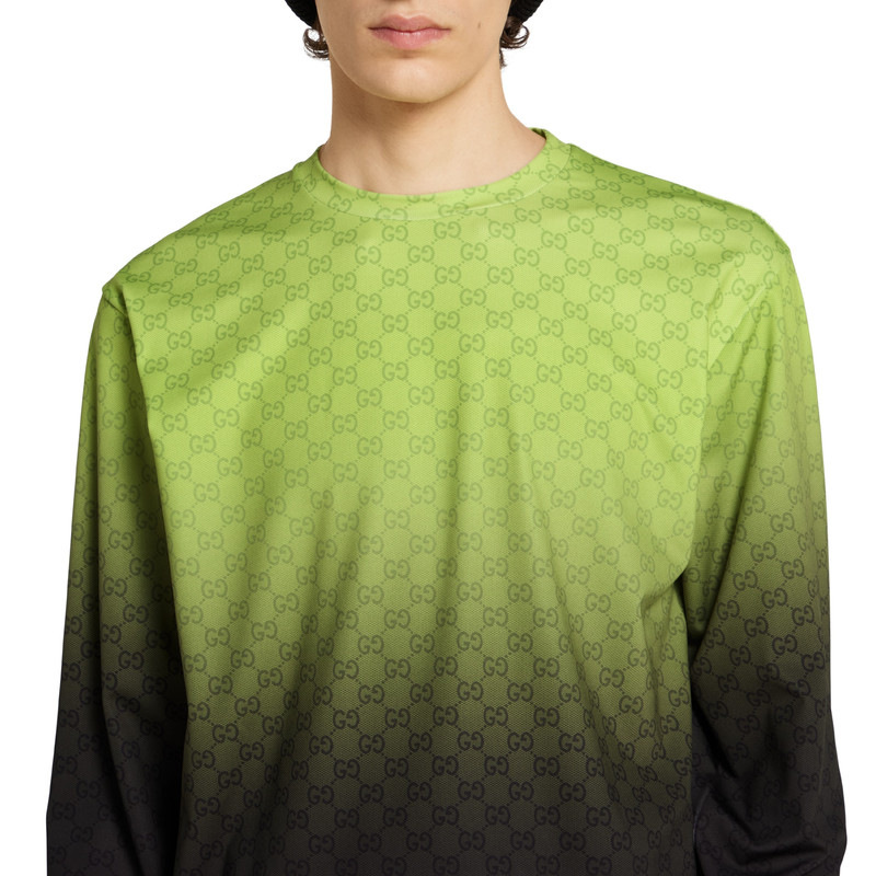 Printed technical cotton jersey T-shirt 5