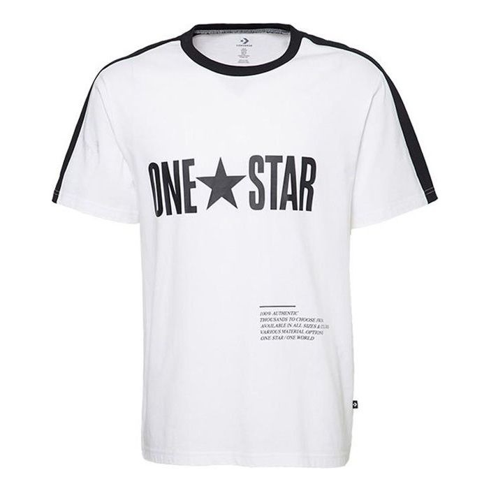 Converse One Star Panel T-Shirt 'White' 10016941-A01 - 1