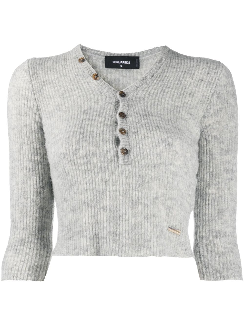 cropped cardigan - 1