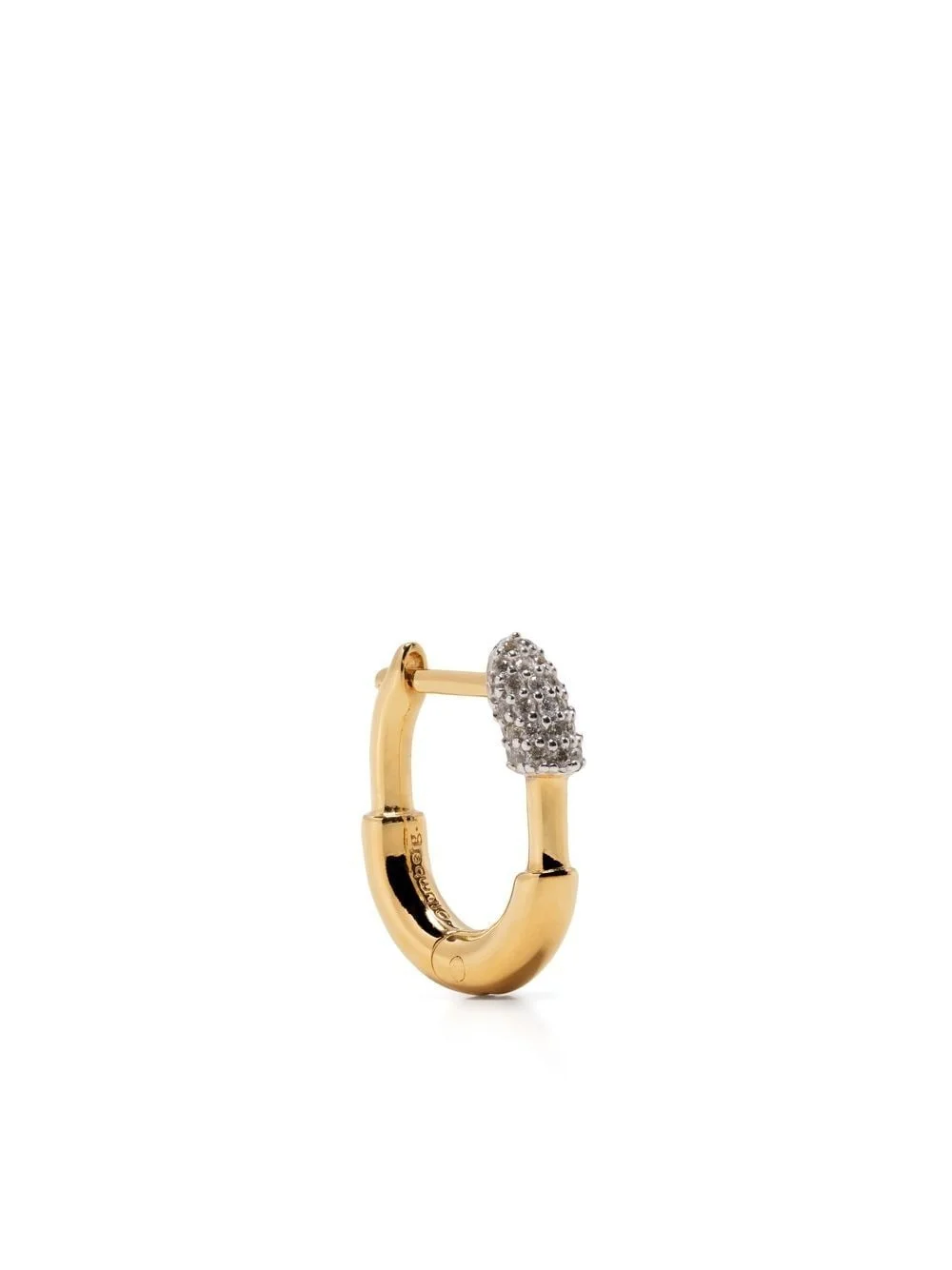 Small Staple hoop earring - 1