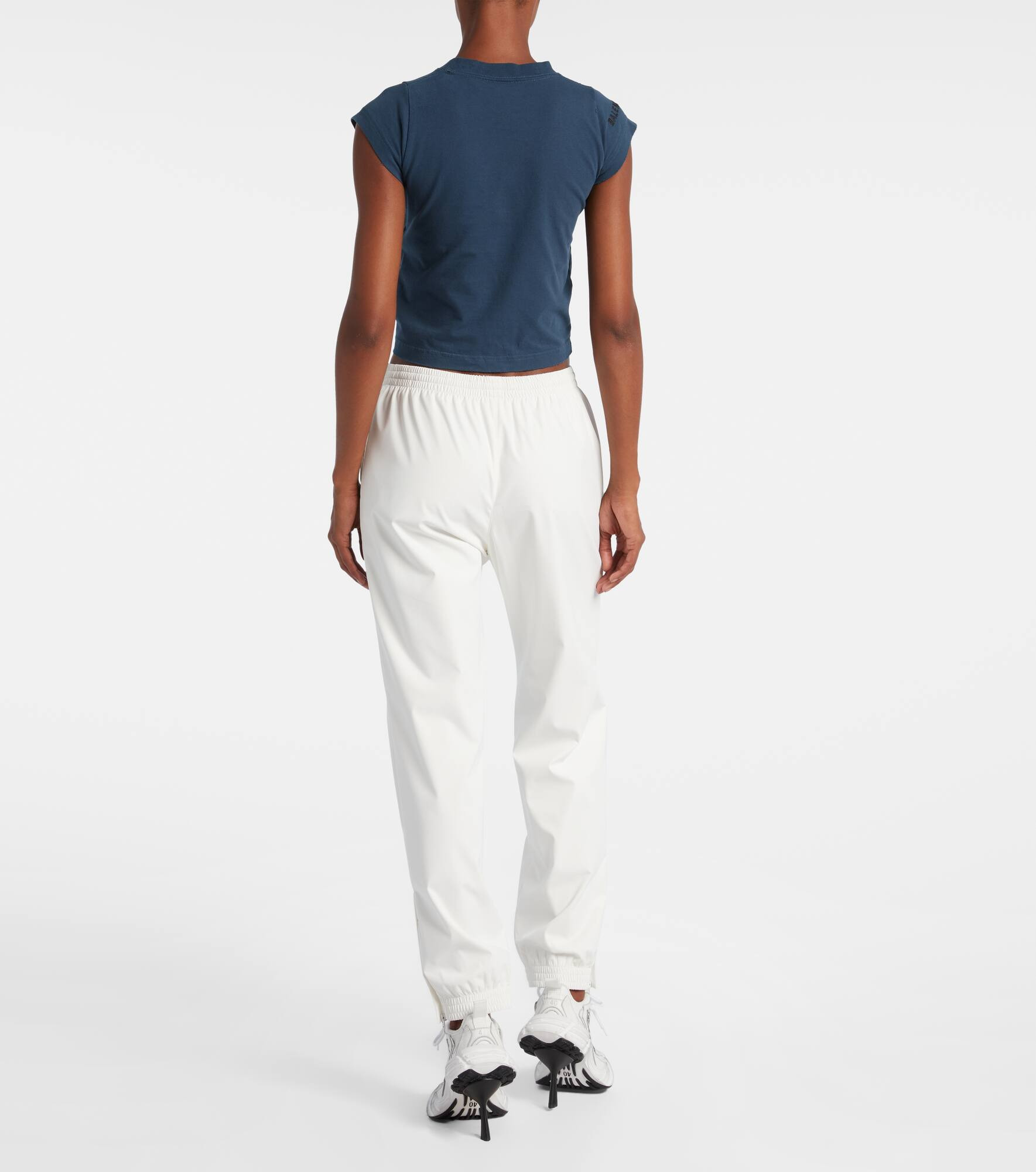 Logo straight sweatpants - 3