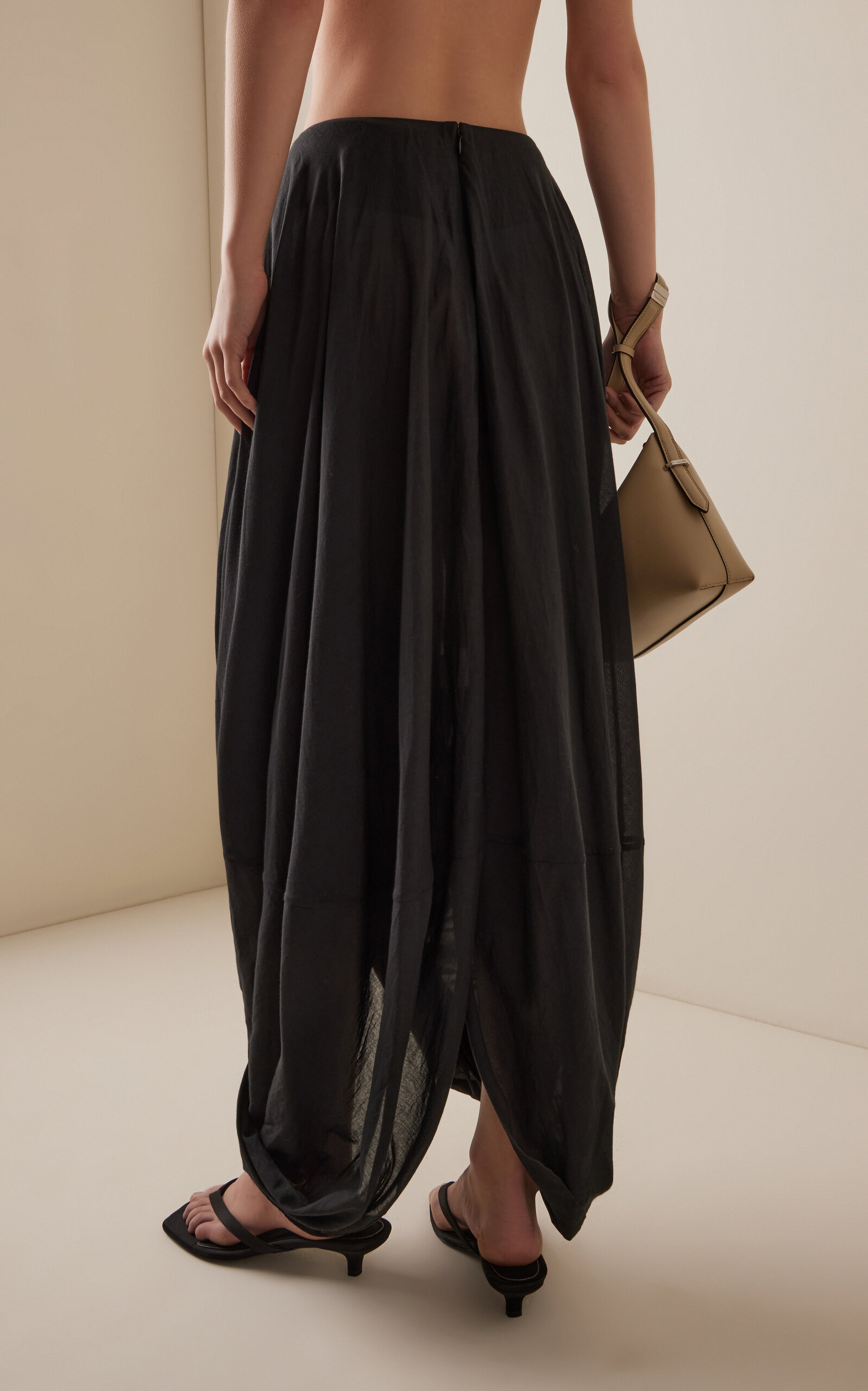 Stretch-Cotton Skirt black - 4