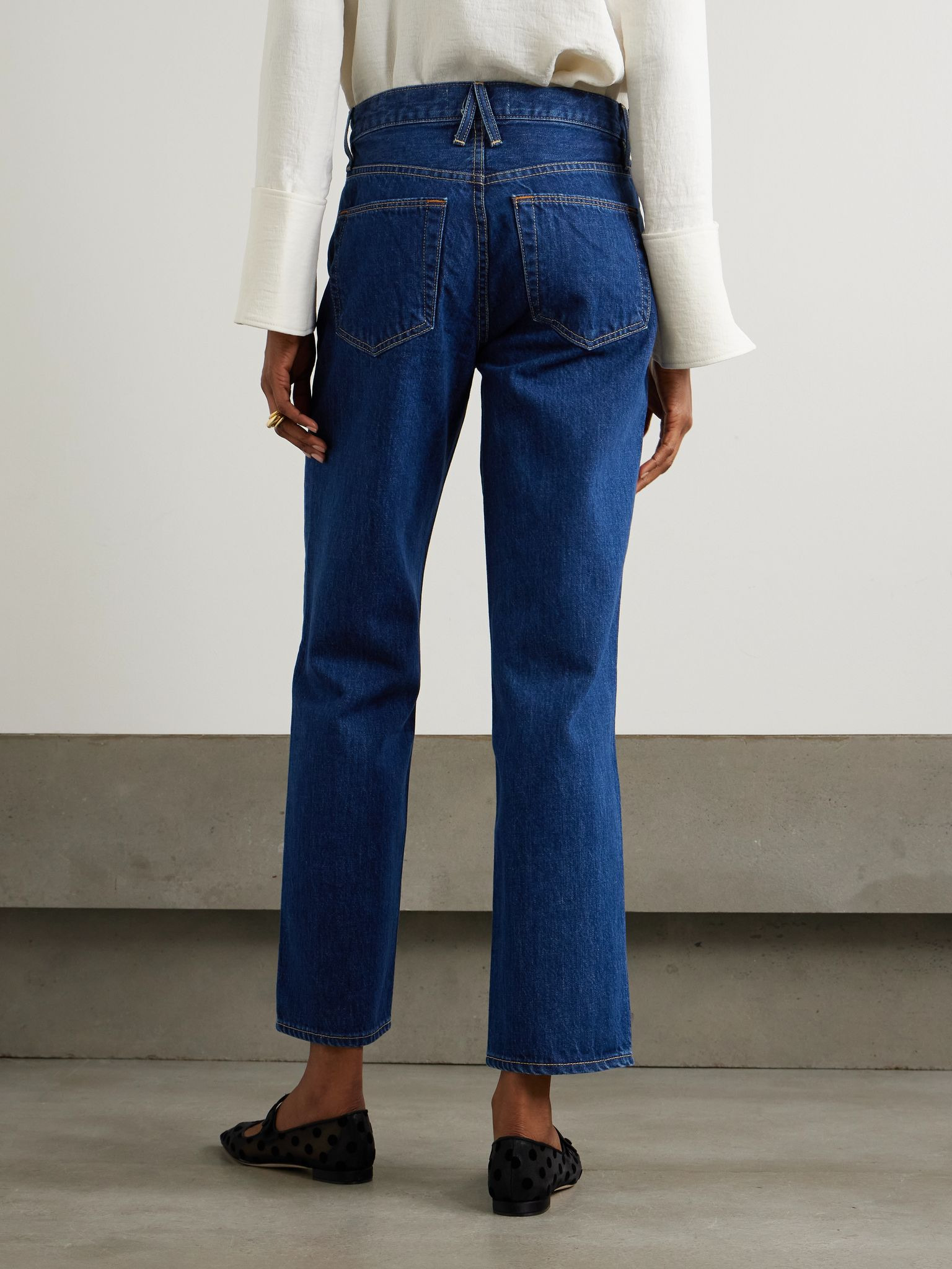 Sophie high-rise slim-leg jeans Dark denim - 4