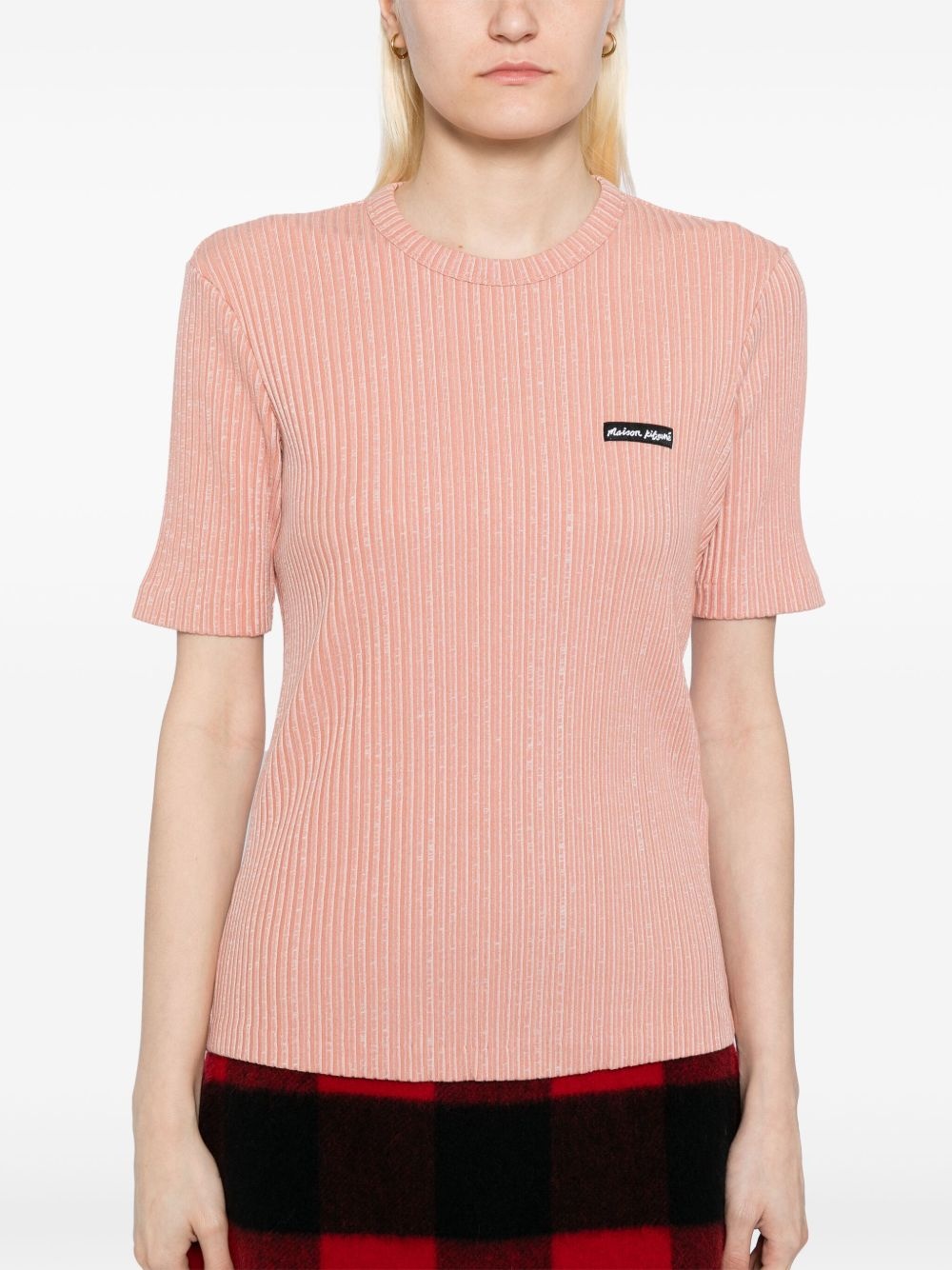 handwriting label T-shirt - 5