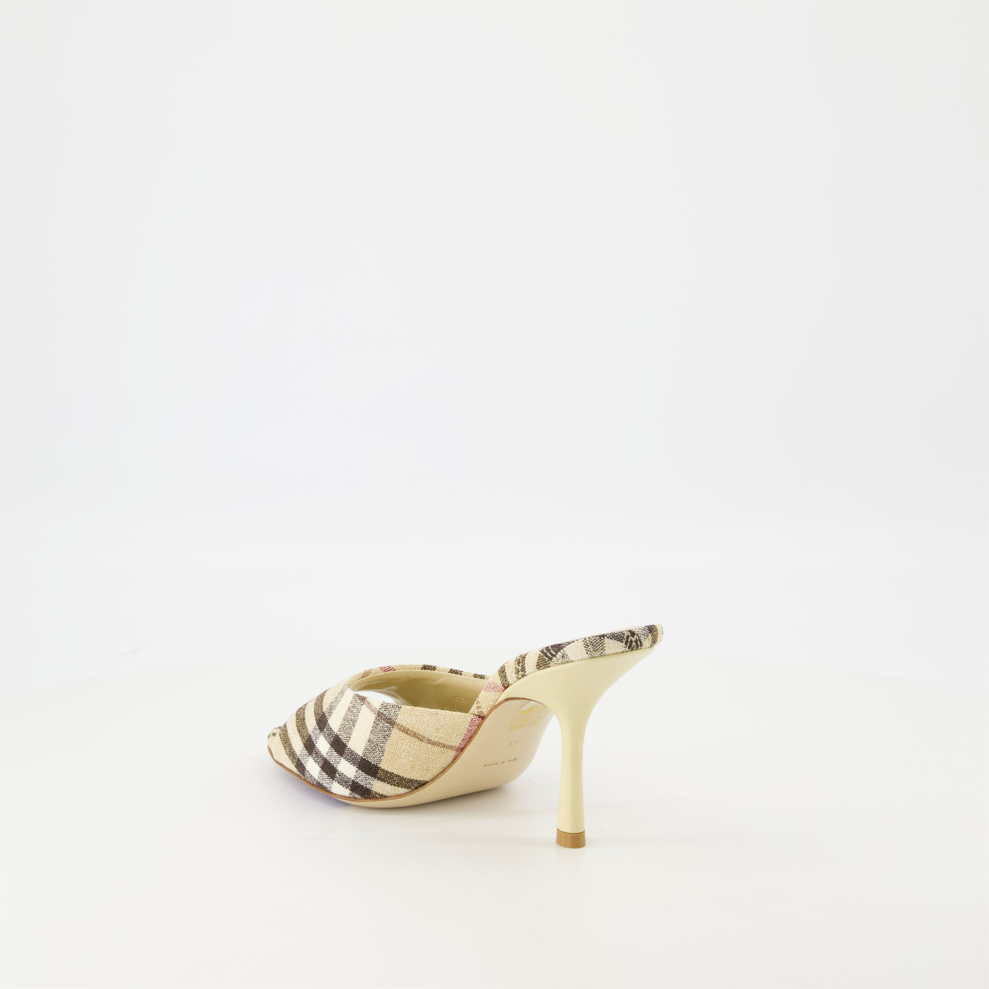 Mules à carreaux - 3