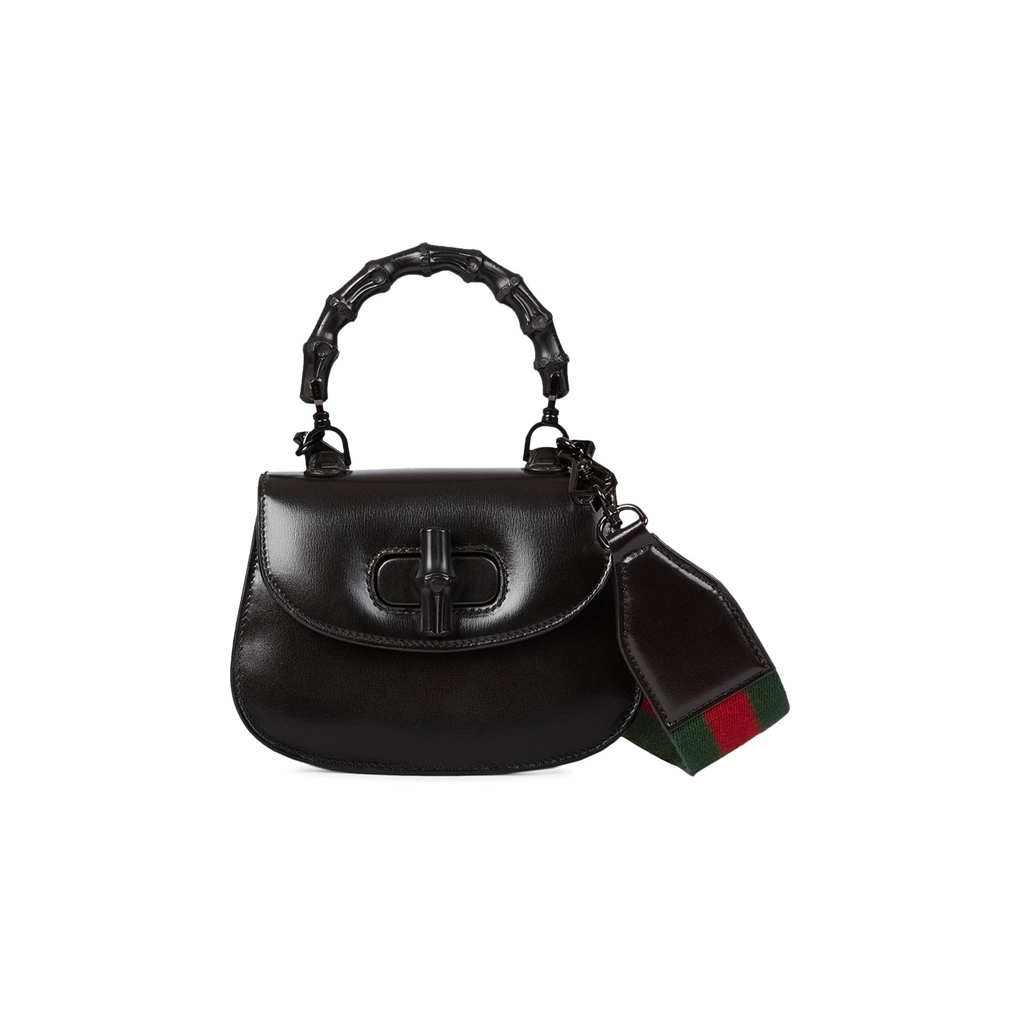Gucci Bamboo 1947 Mini Top Handle Bag 'Black' - 1