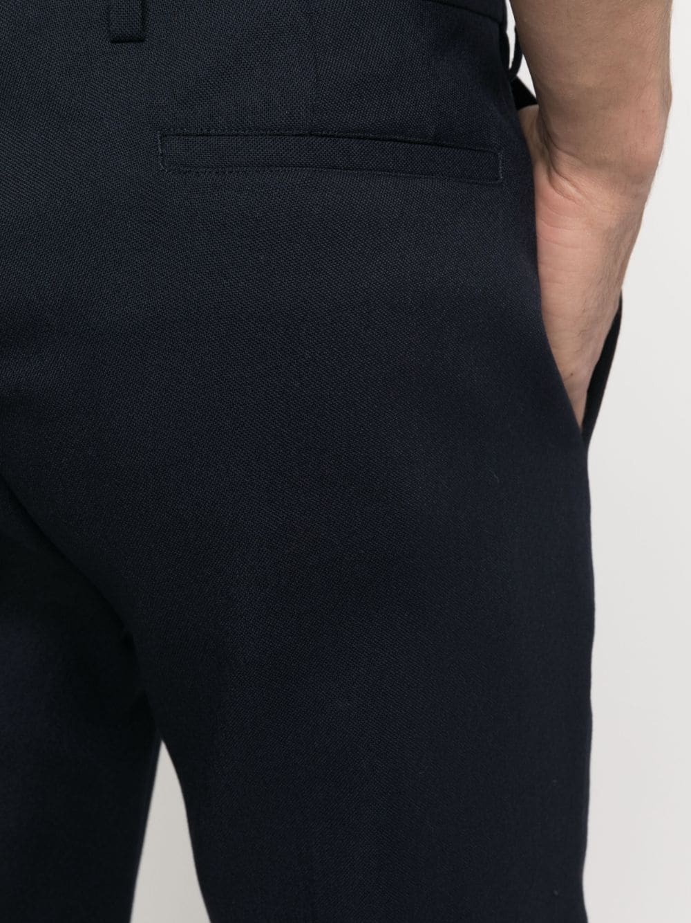 mid-rise straight-leg trousers - 5