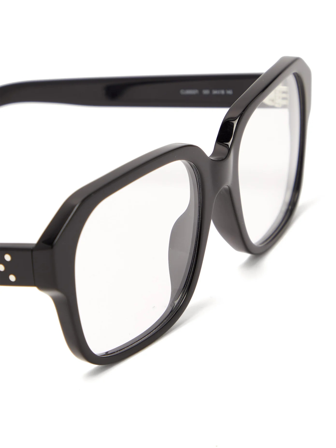 Oversized square acetate glasses - 6