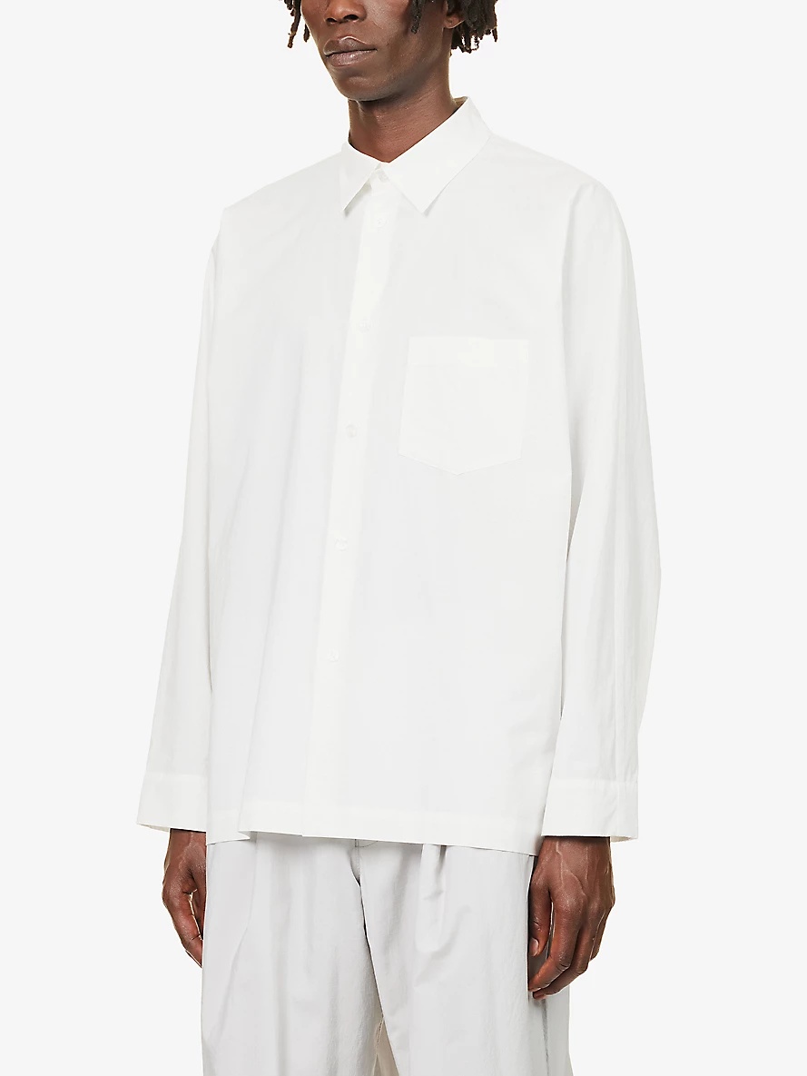 Streamline relaxed-fit cotton-poplin shirt - 3