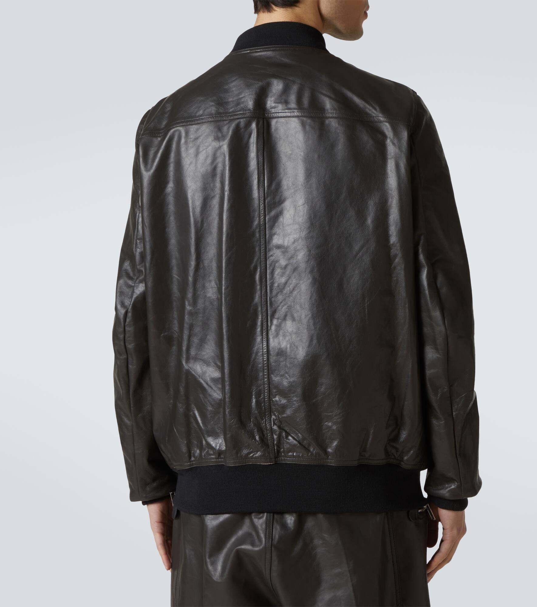 Bauhaus Flight leather bomber jacket - 4