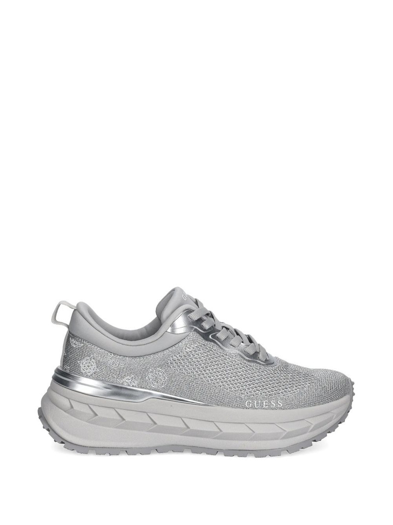 Runit3 logo metallic trim sneakers 1